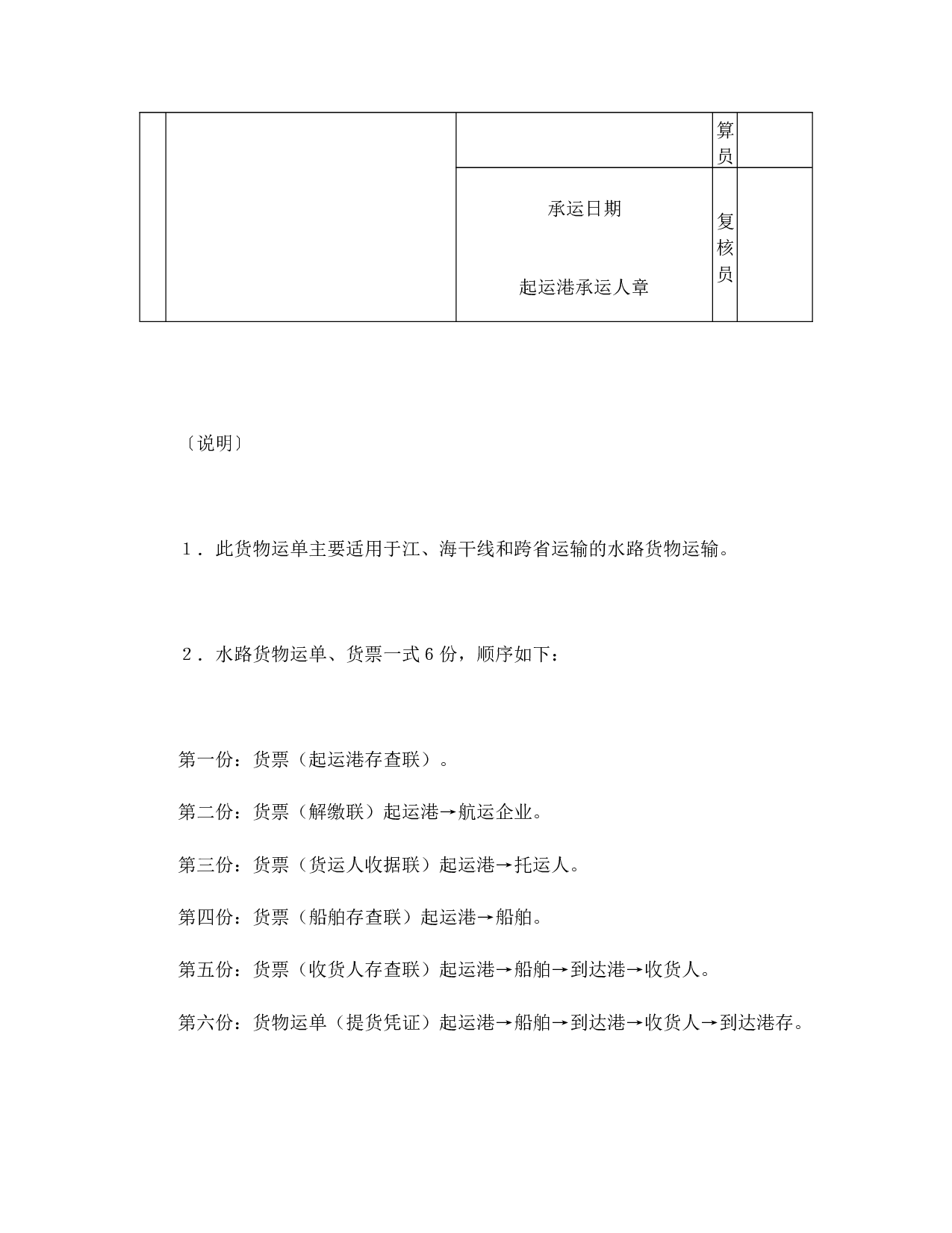 货物运单（水路）.doc 第3页