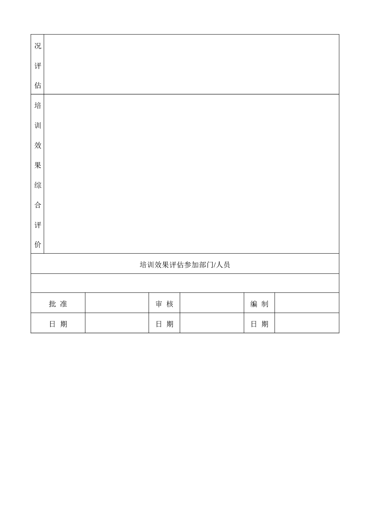 培训记录表格等.doc 第4页