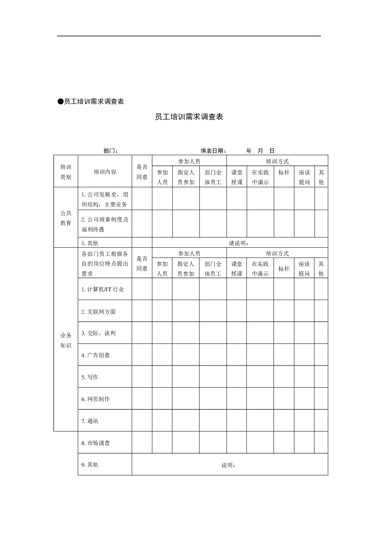 员工培训与激励管理表格 31页.doc 第6页