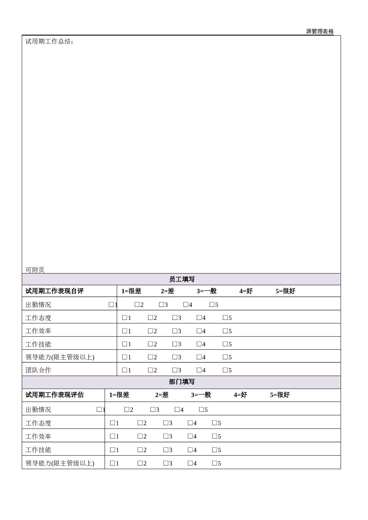 人力资源部常用表格 30页.doc 第6页