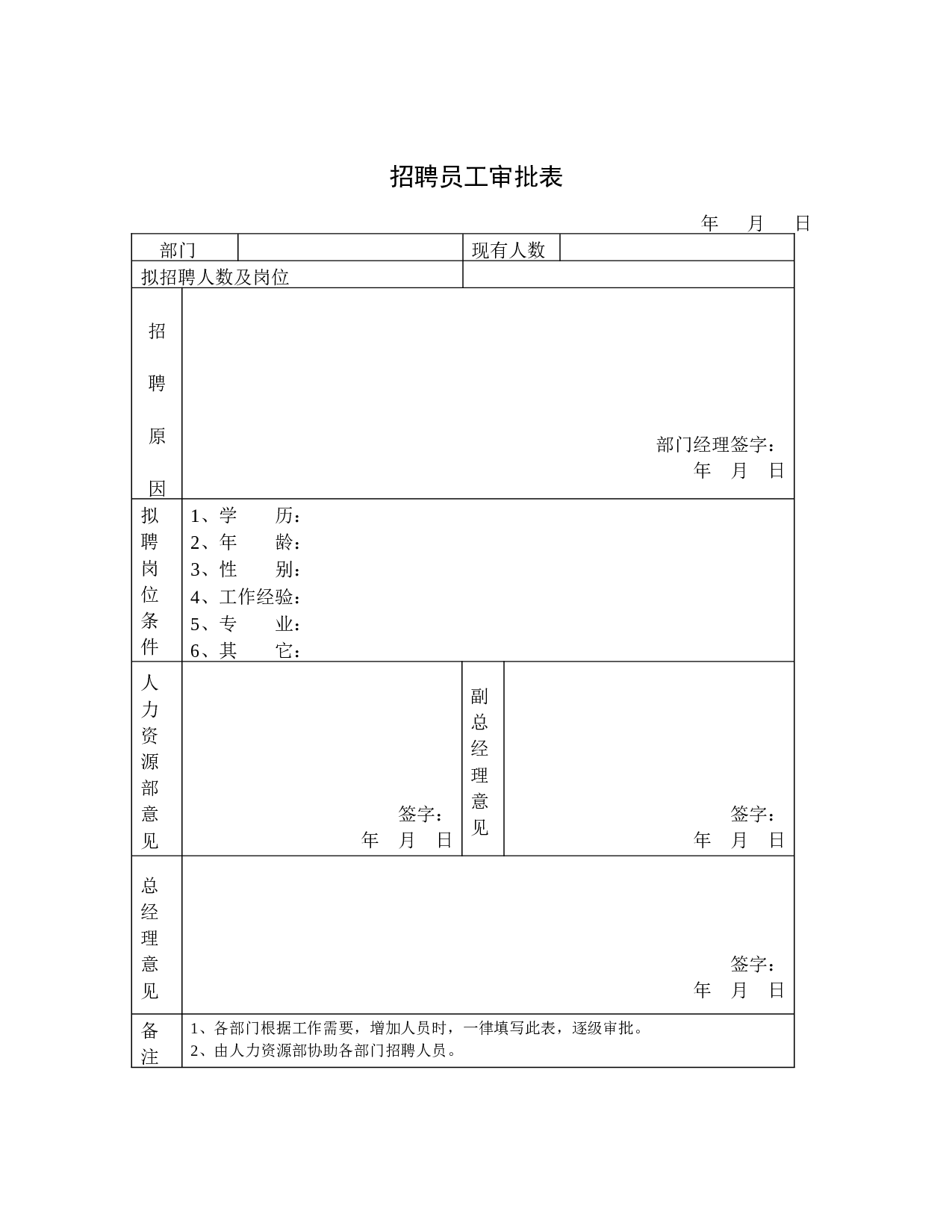 人力资源部使用表格大全 34页.doc 第4页