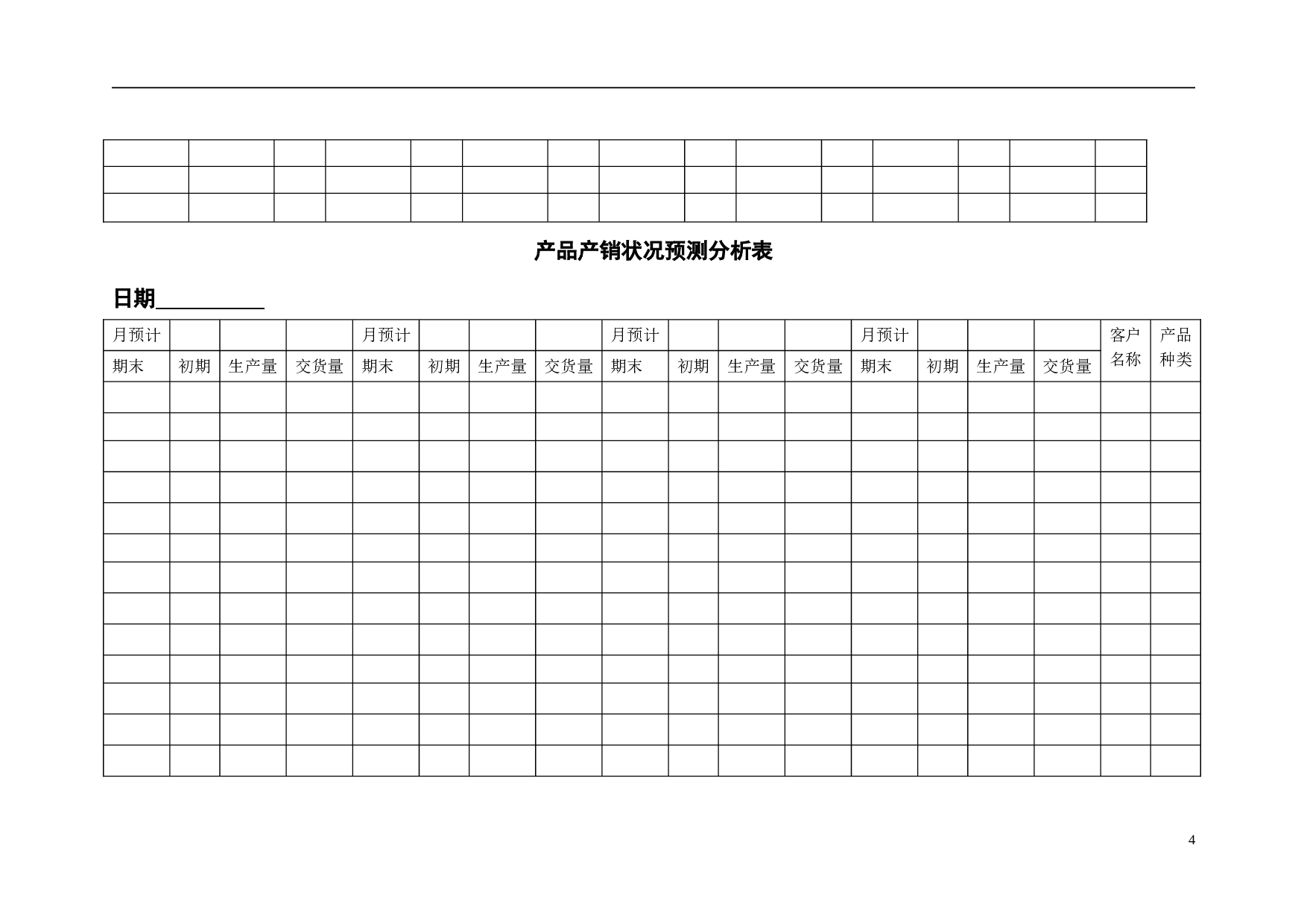 生产部门所需表格汇总 29页.doc 第4页