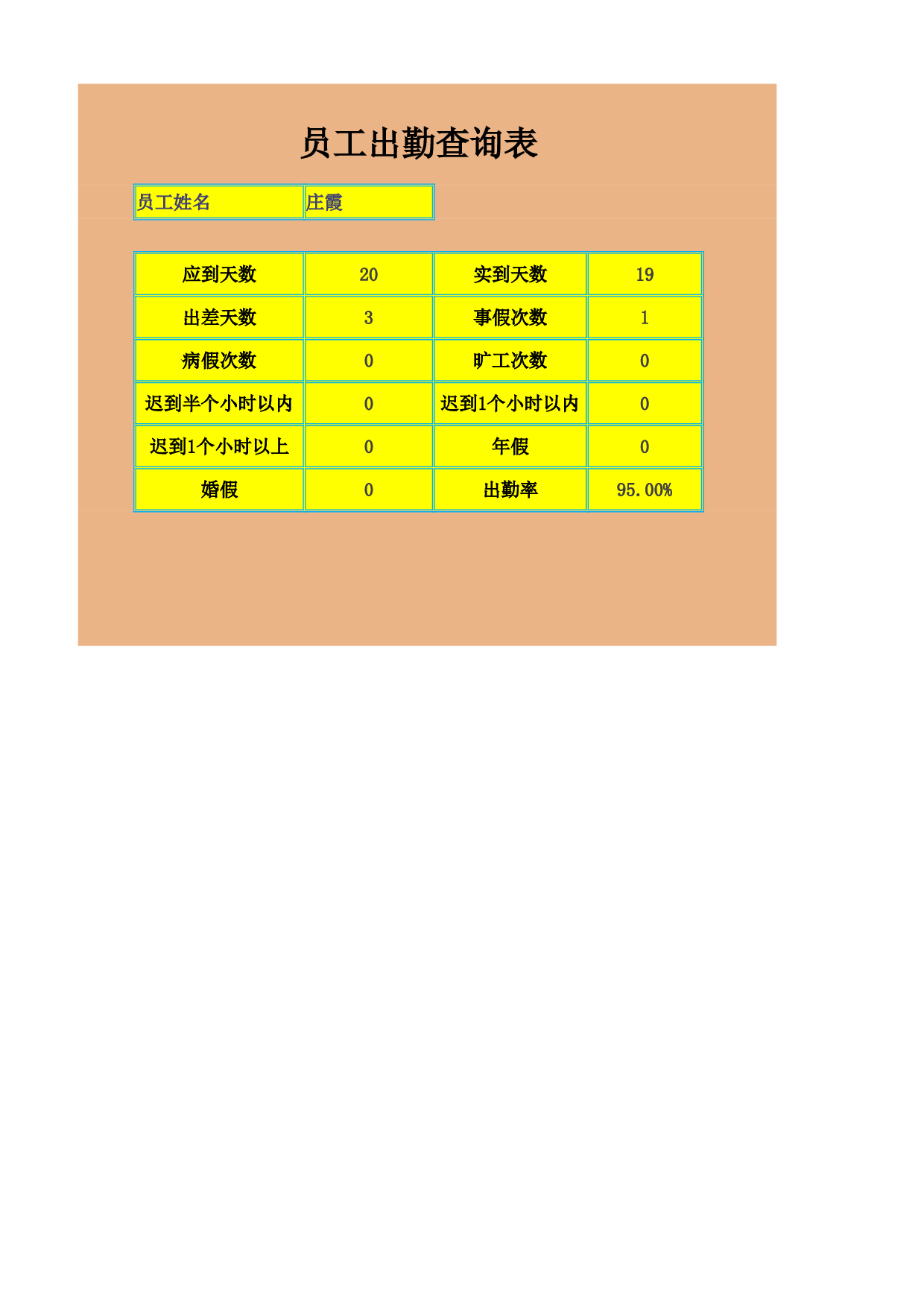 员工出勤查询表.xlsx 第4页