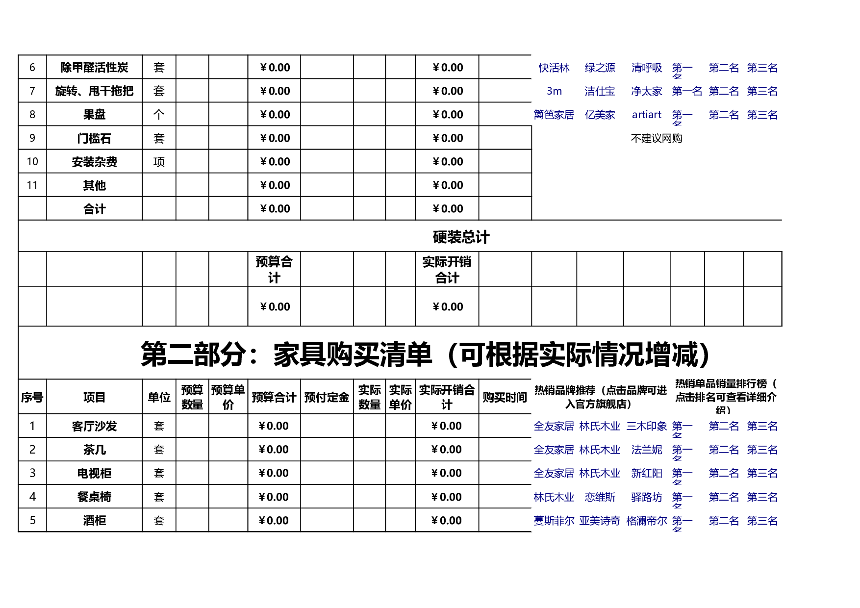 新房装修预算表.xls 第5页