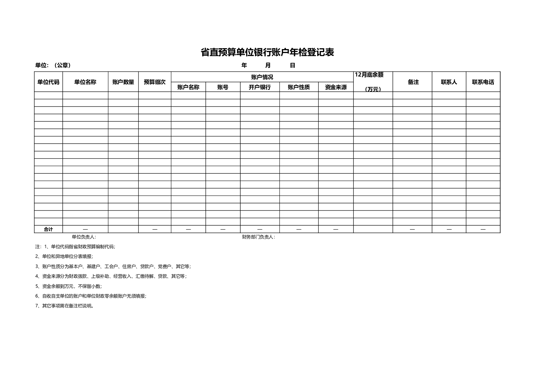 省直预算单位银行账户年检.xls 第1页