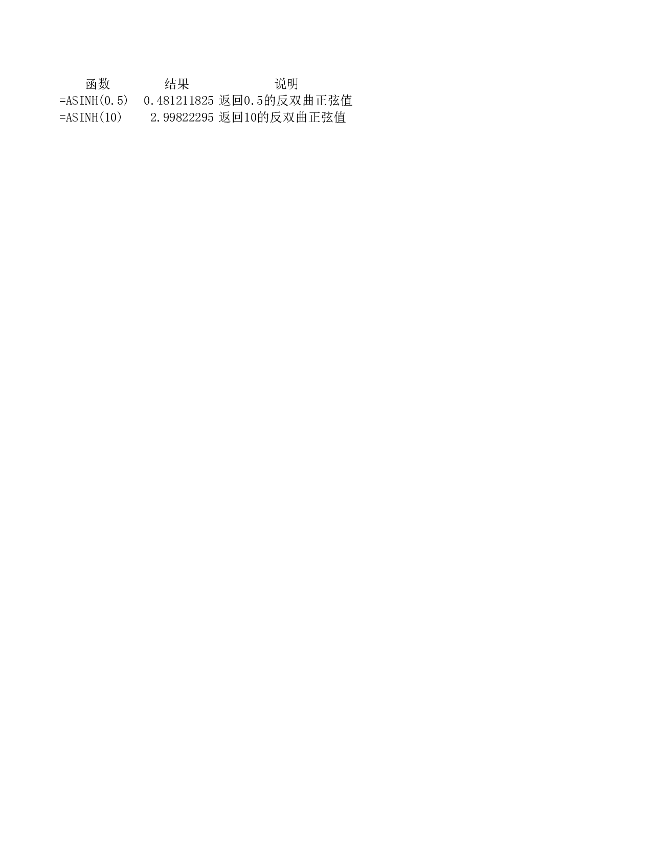 ASINH.xls 第1页