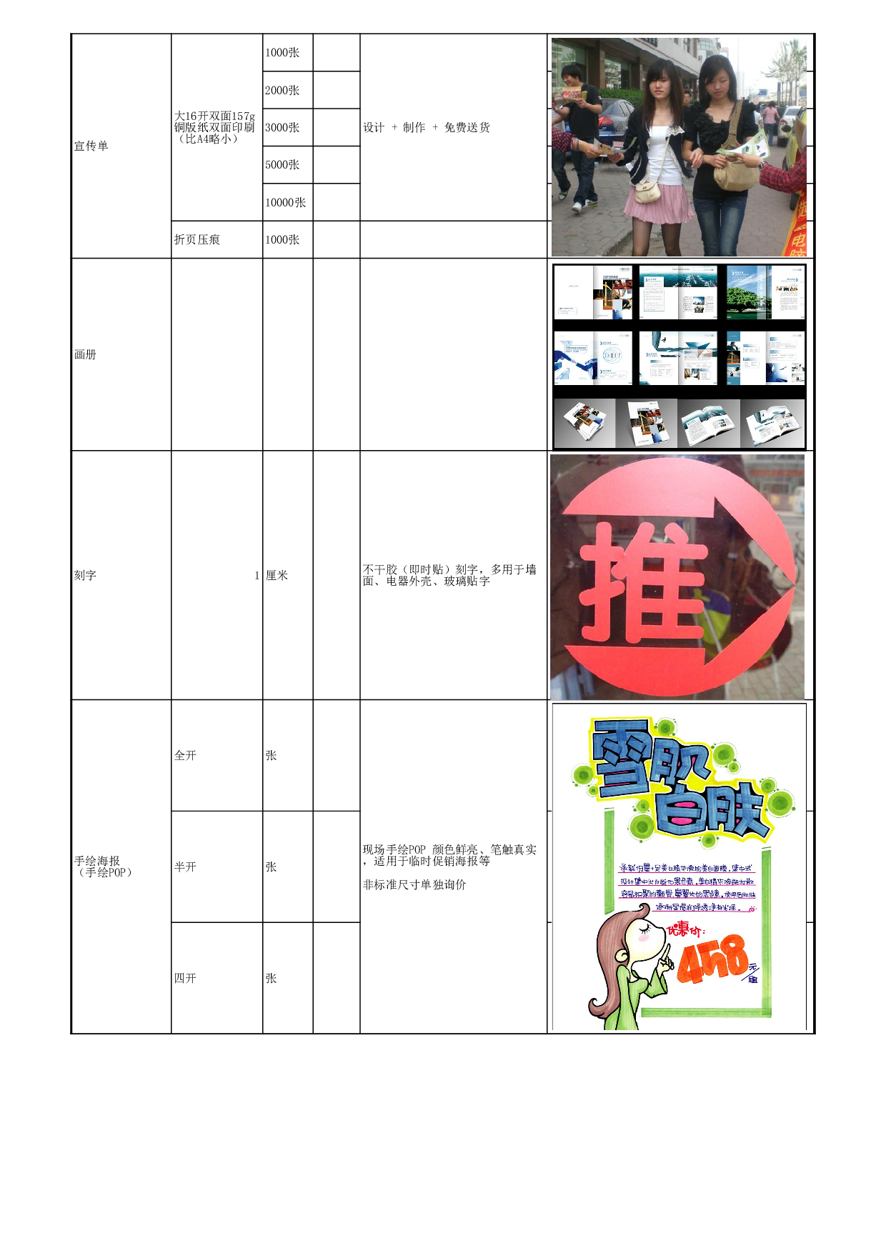 XX广告公司报价单.xls 第4页