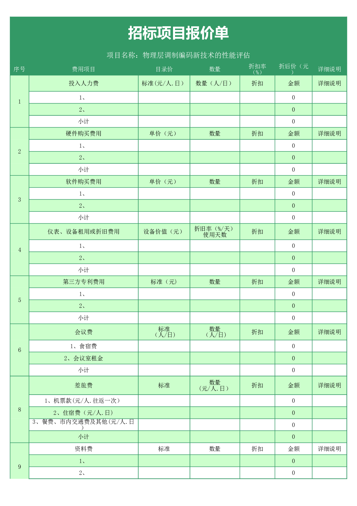 报价单599fc106c0e6b.xls 第1页