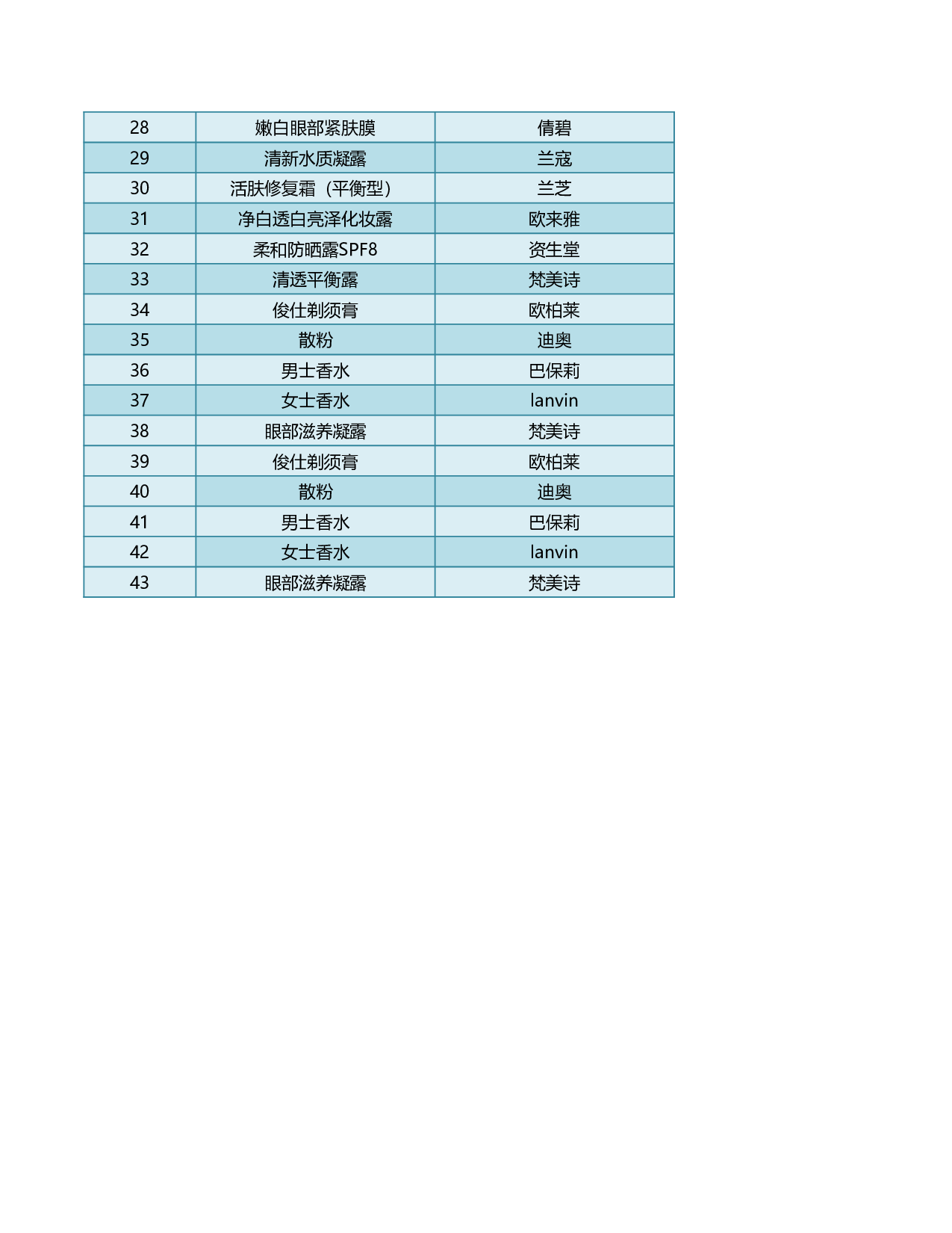 报价单excel模板 (33).xlsx 第2页