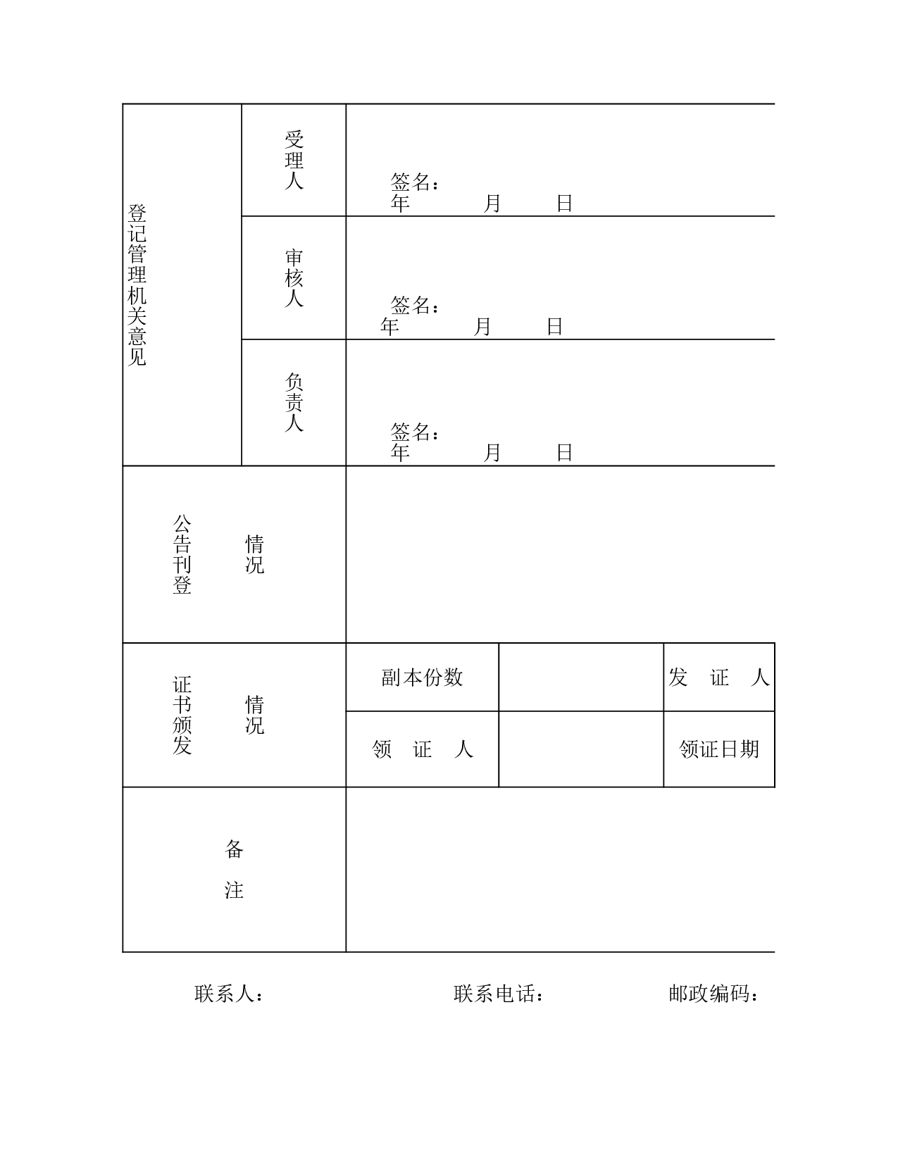 事业单位法人设立登记（备案）申请书.xls 第2页