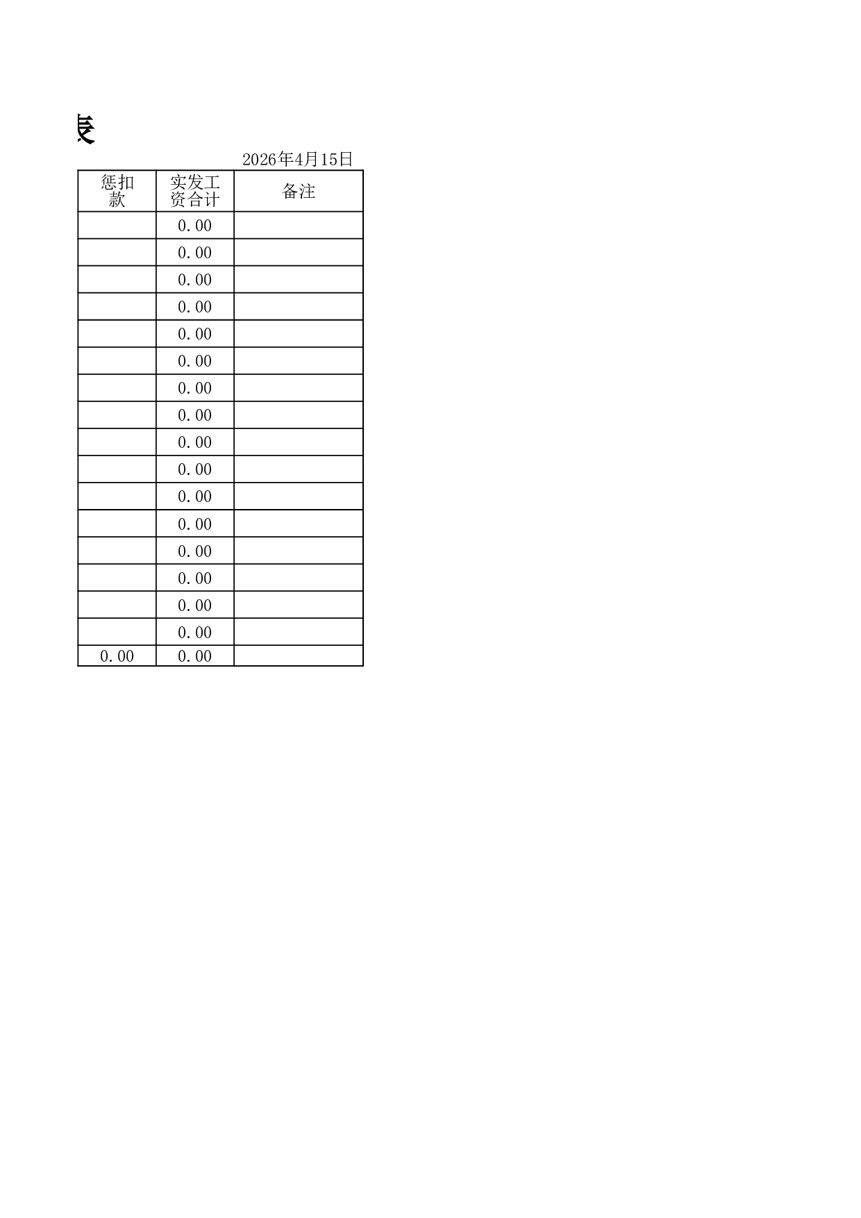 企业公司的绝妙工资条.xls 第2页