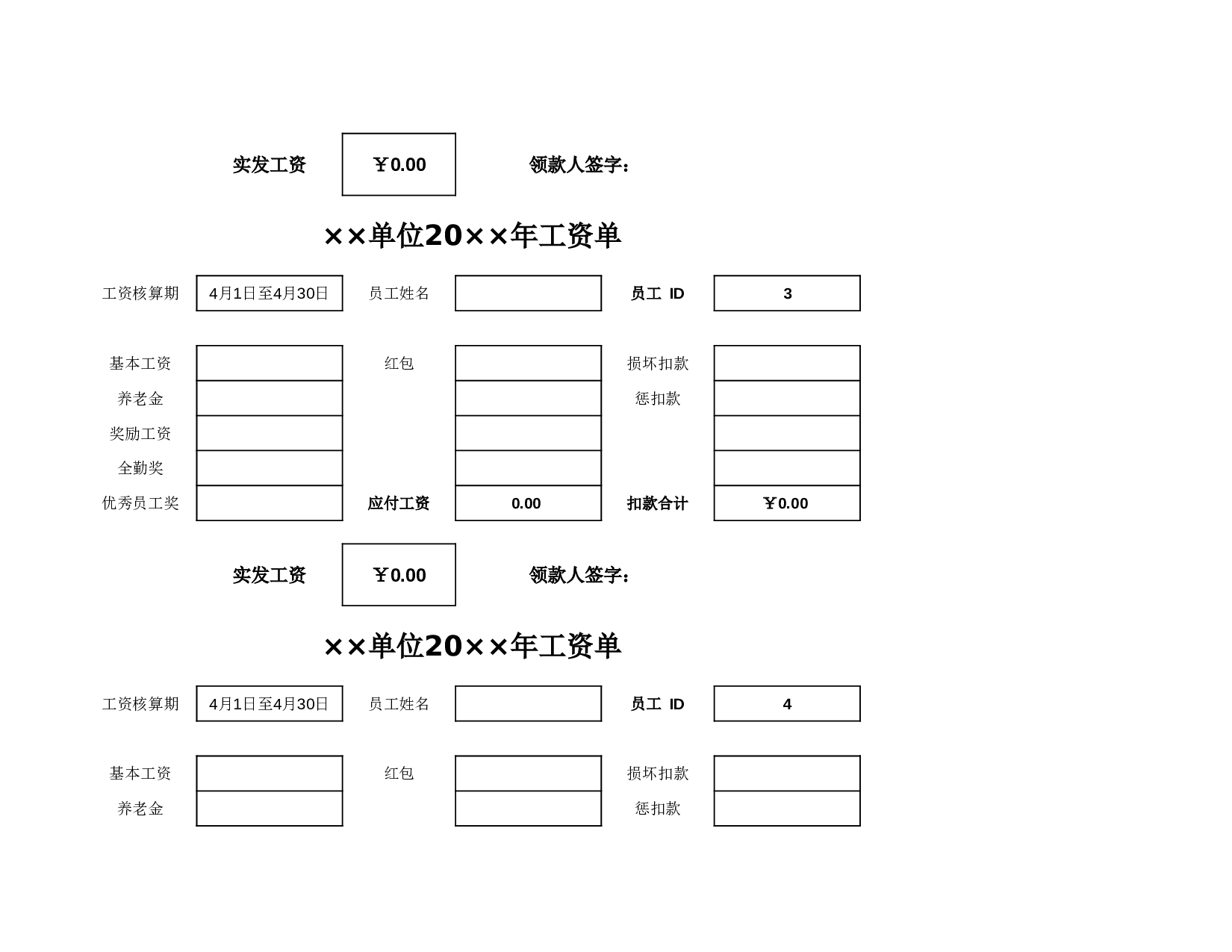 企业公司的绝妙工资条.xls 第4页