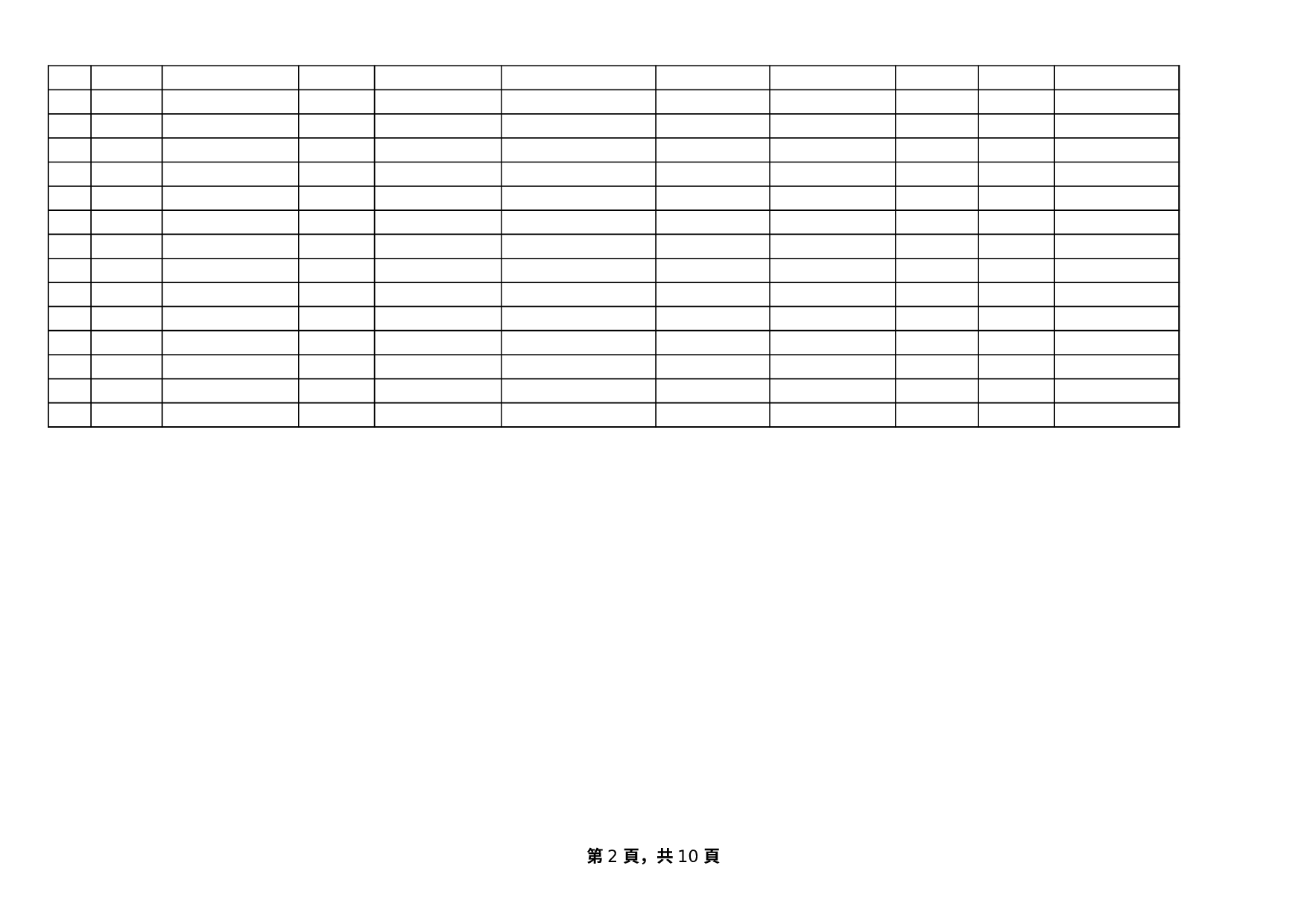 企业进料对帐表.xls 第2页