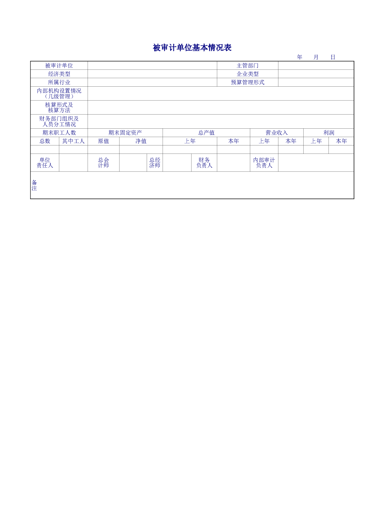 公司审计表报告单.xls 第6页