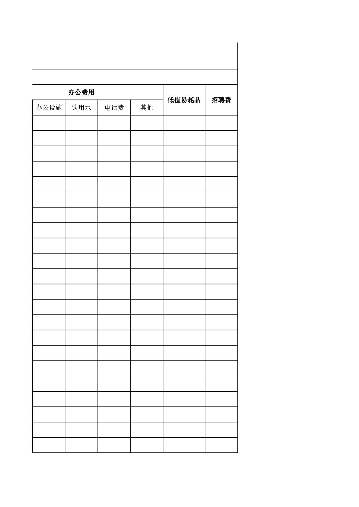 公司管理费用一览表.xls 第5页