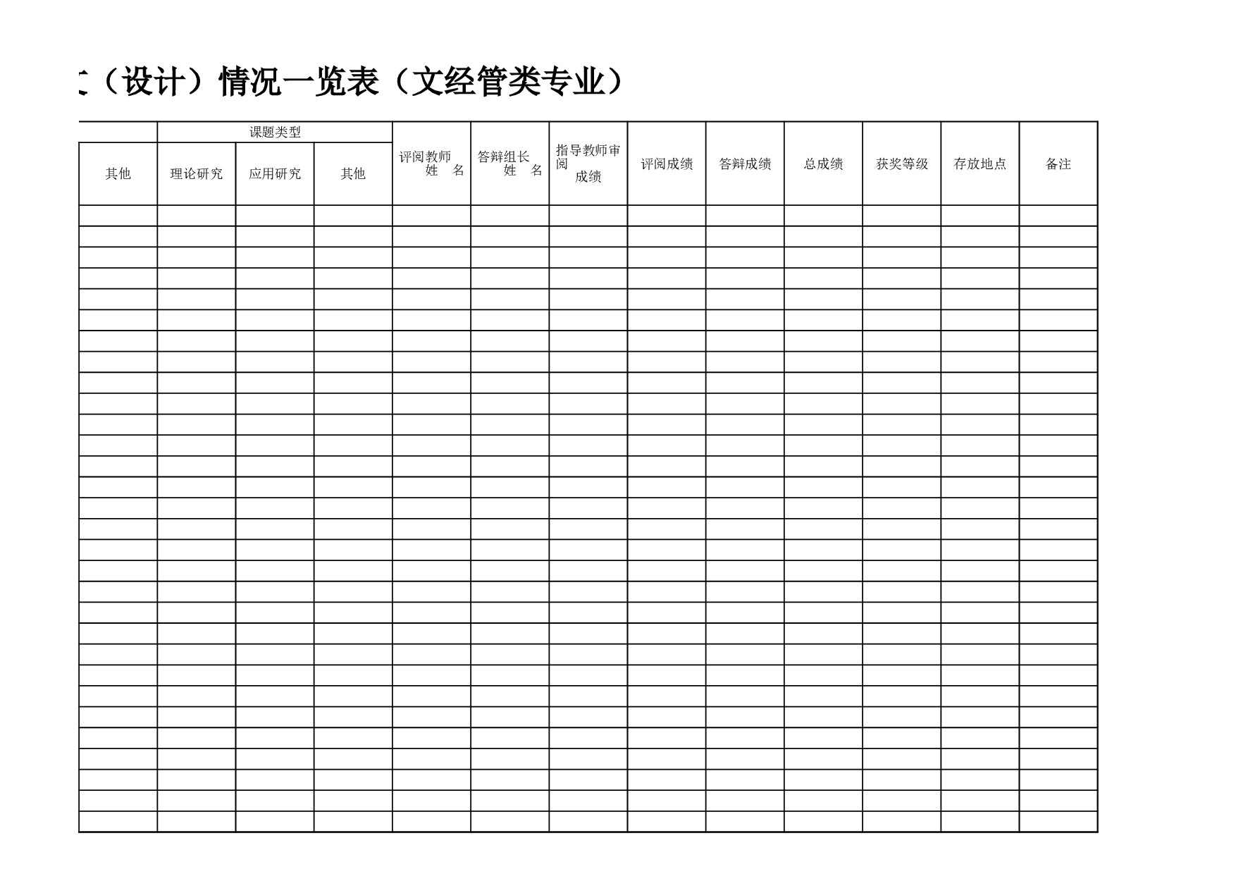 毕业设计表格.xls 第4页