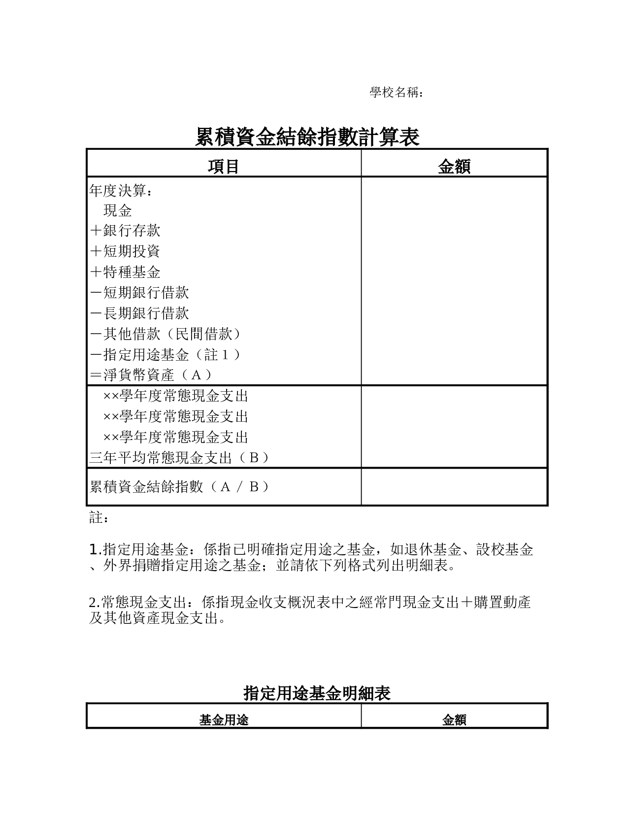 累积资金结算指数计算表.xls 第1页