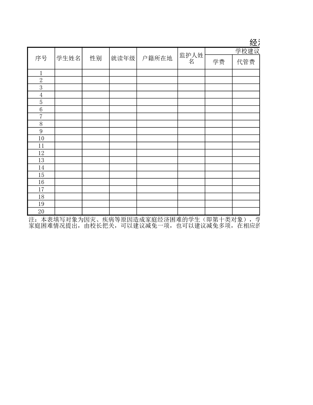 经济困难学生调查明细表.xls 第2页