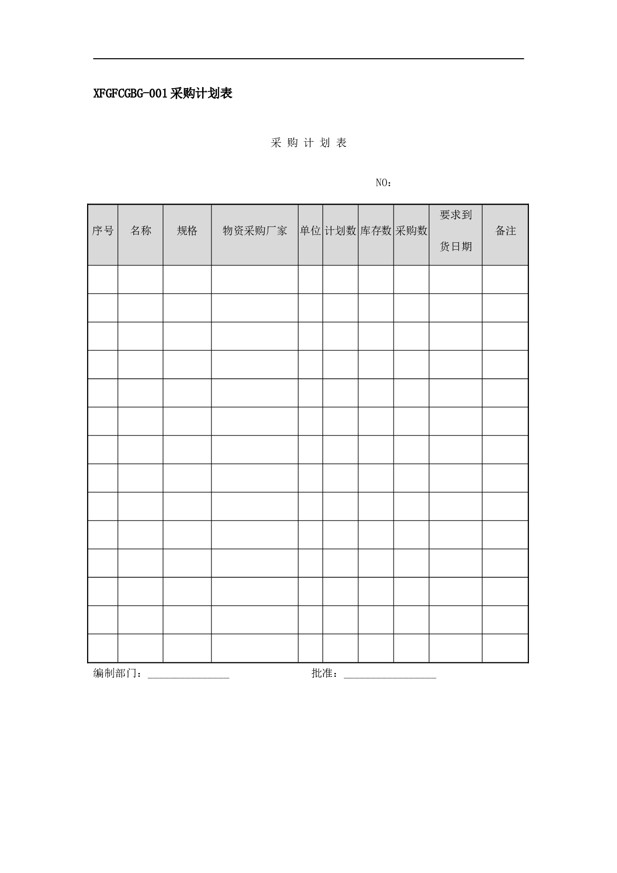2.采购管理必备表格 48个 .doc 第2页