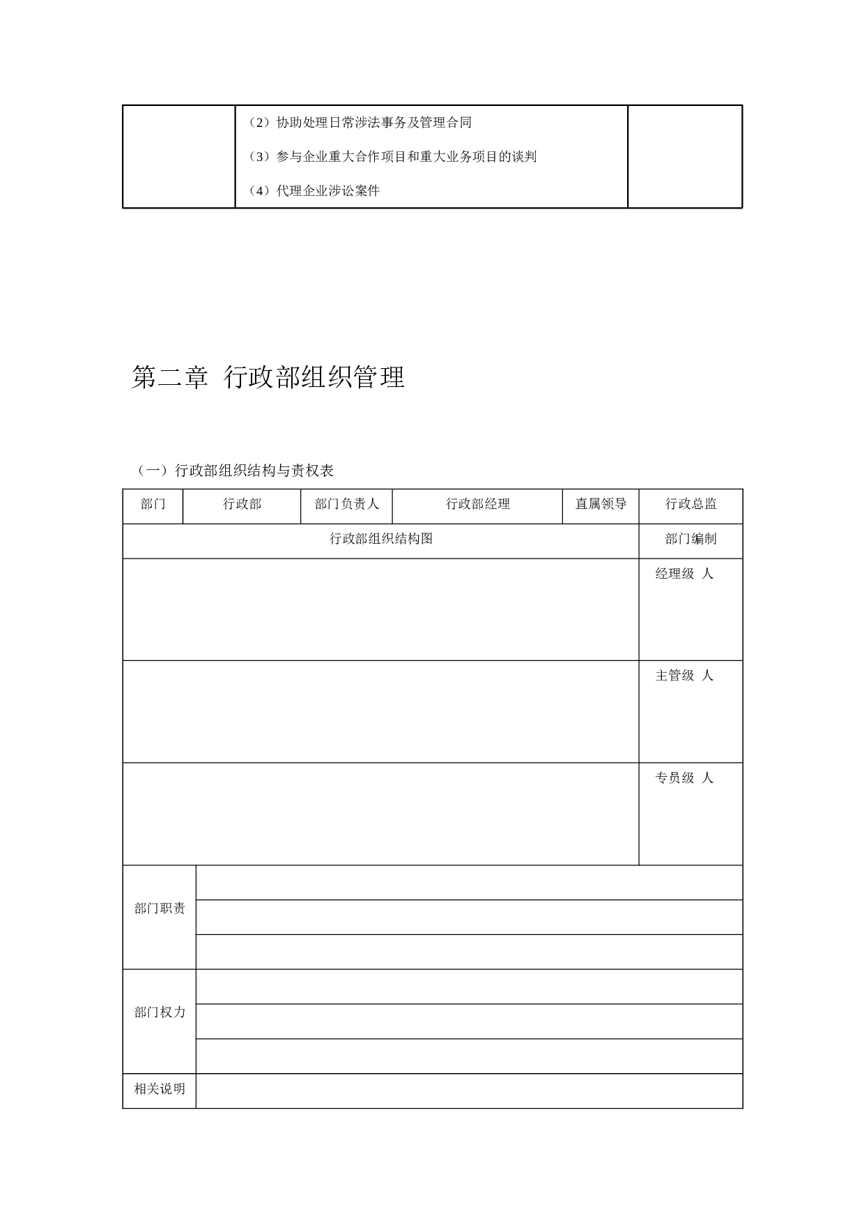 公司行政管理办公表格大全 69页.doc 第6页