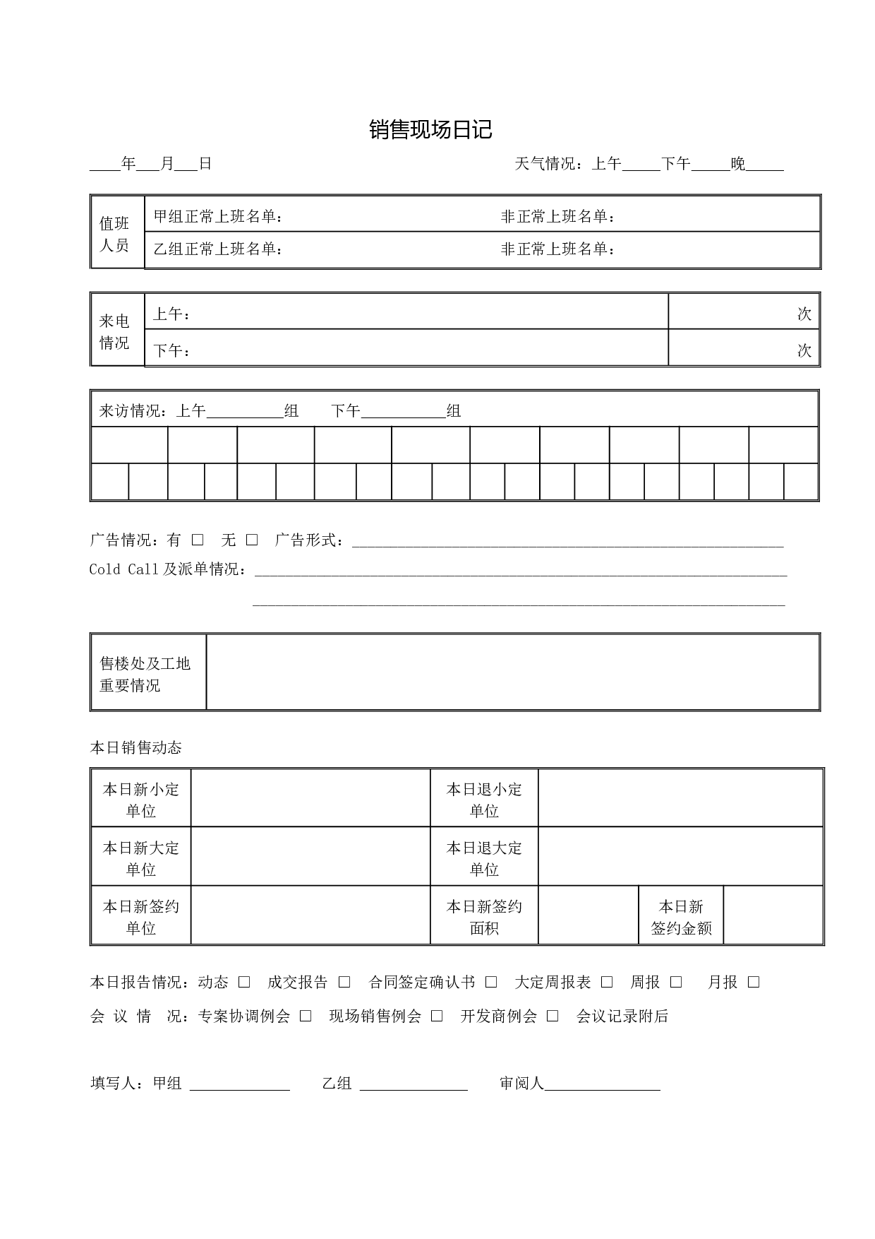整套销售表格大全 14页.doc 第3页