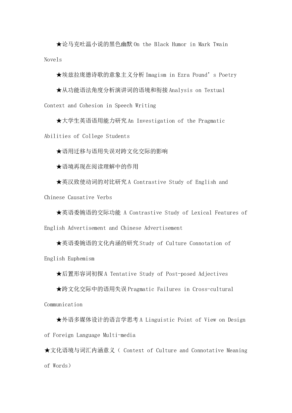 毕业论文选题-英语.docx 第3页