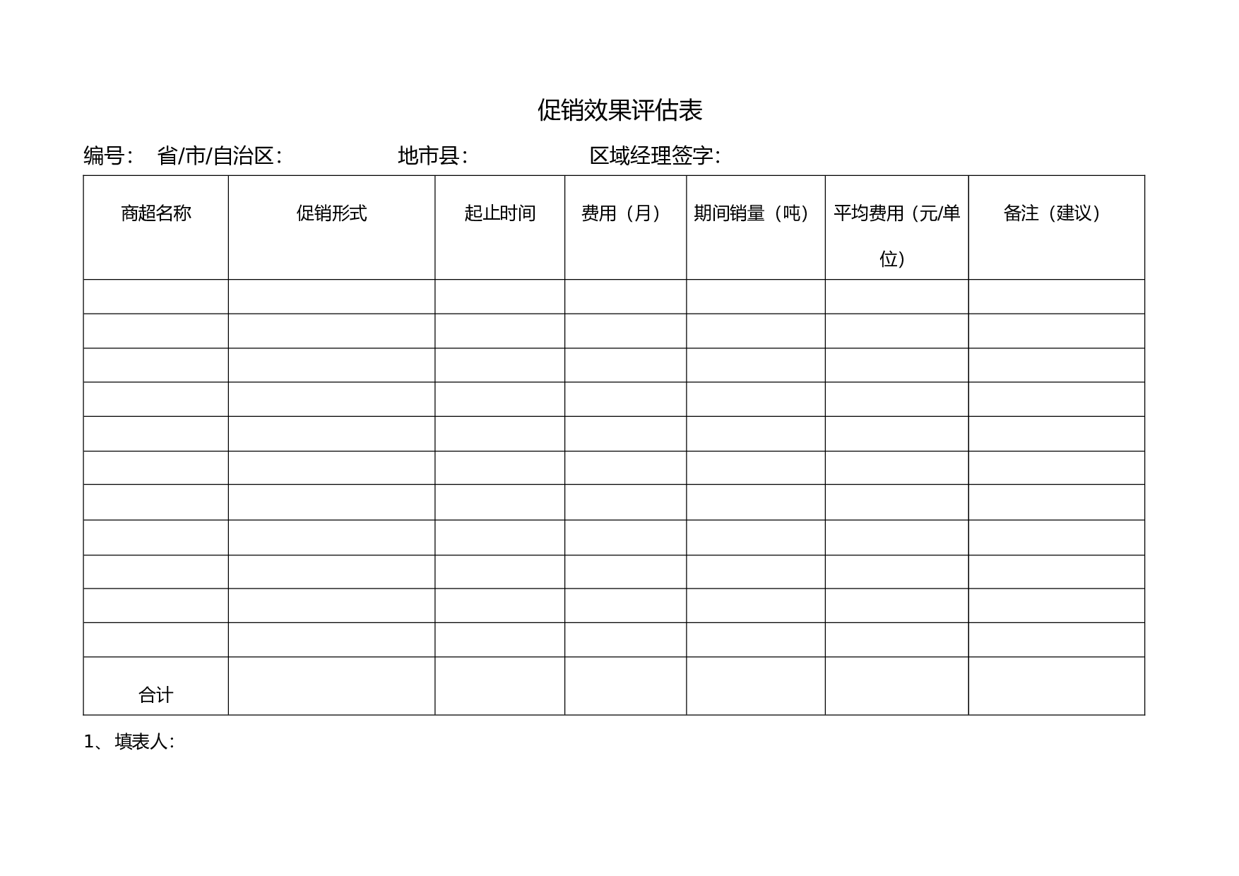 促销效果评估.doc 第1页