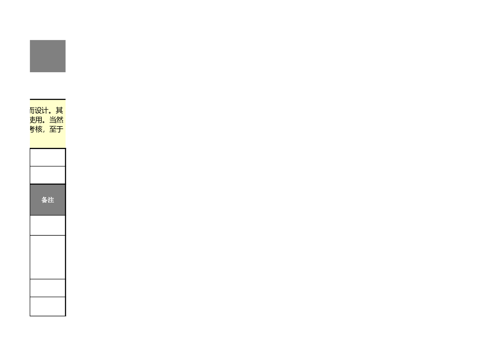 综合类绩效考核表模版.xls 第4页