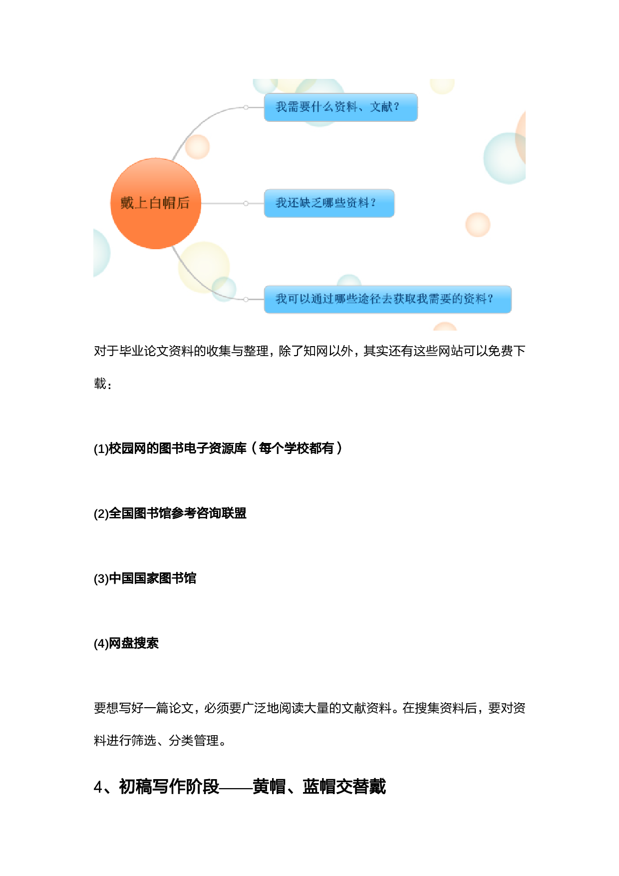 【干货星人】六顶思考帽教你如何写毕业论文.pdf 第6页