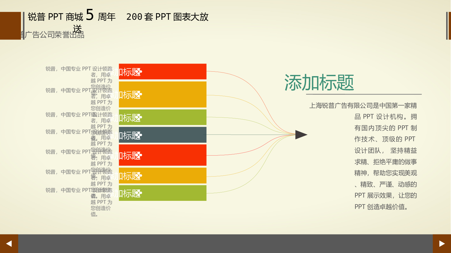 200张&mdash;&mdash;扁平化多彩商务PPT图表.ppt 第3页