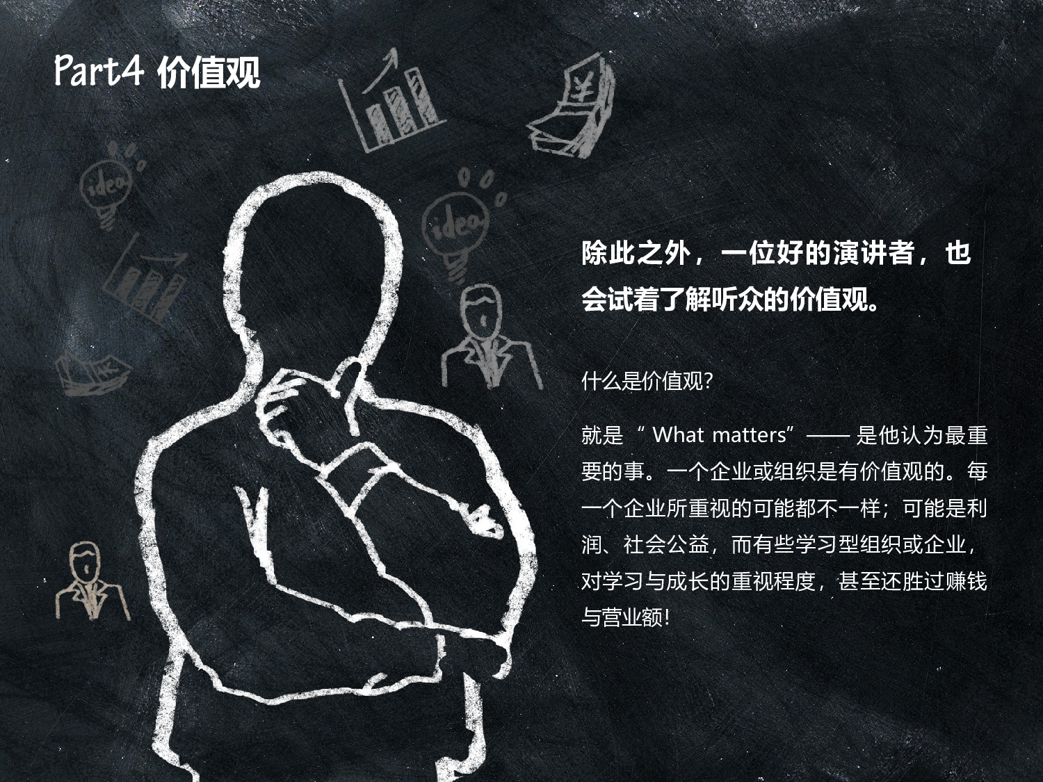 27.以听众为王&mdash;&mdash;粉笔画创意商务演讲技巧ppt模板.ppt 第6页