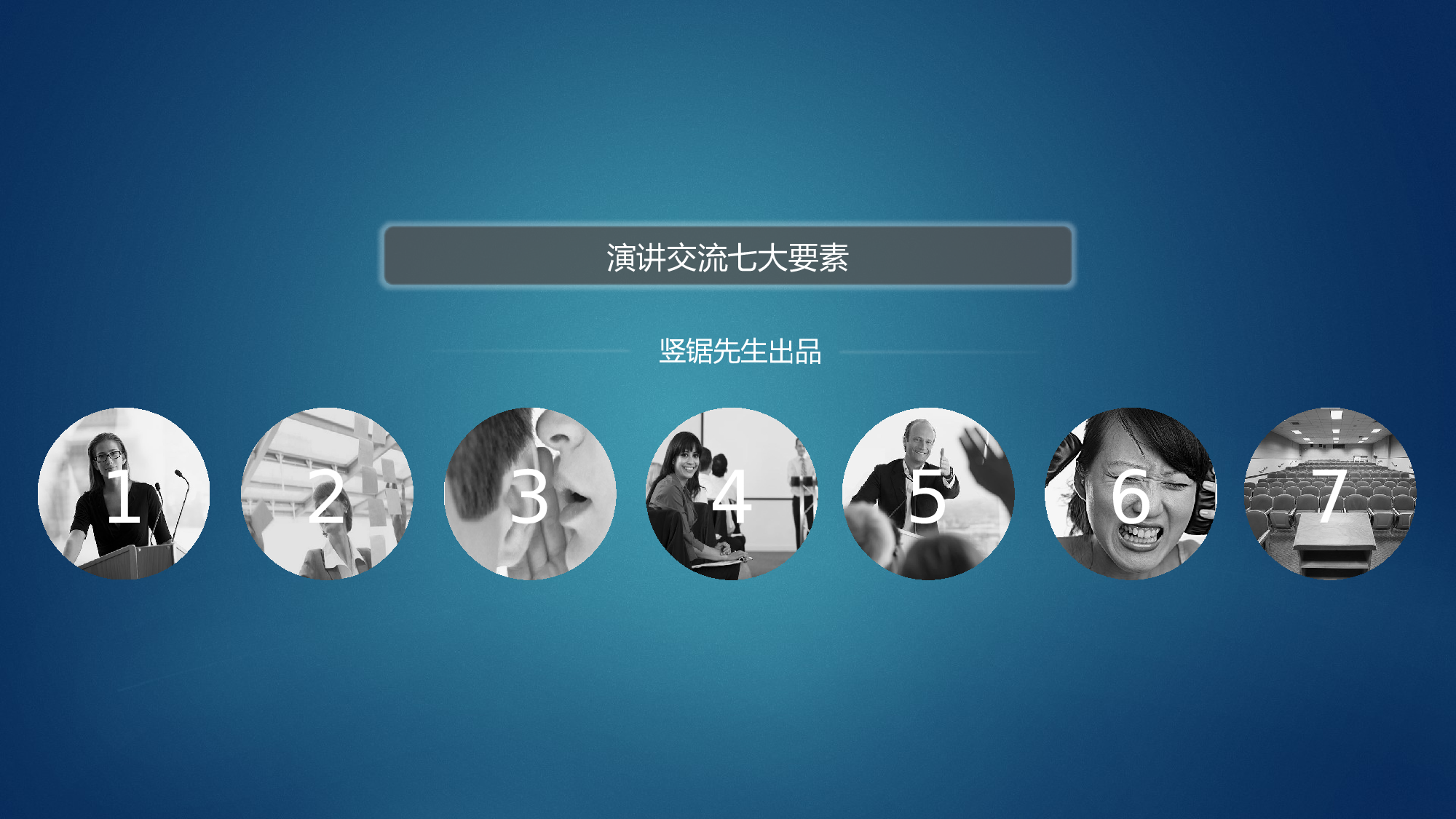 40.商务演讲与交流七大要素ppt模板.pptx 第3页