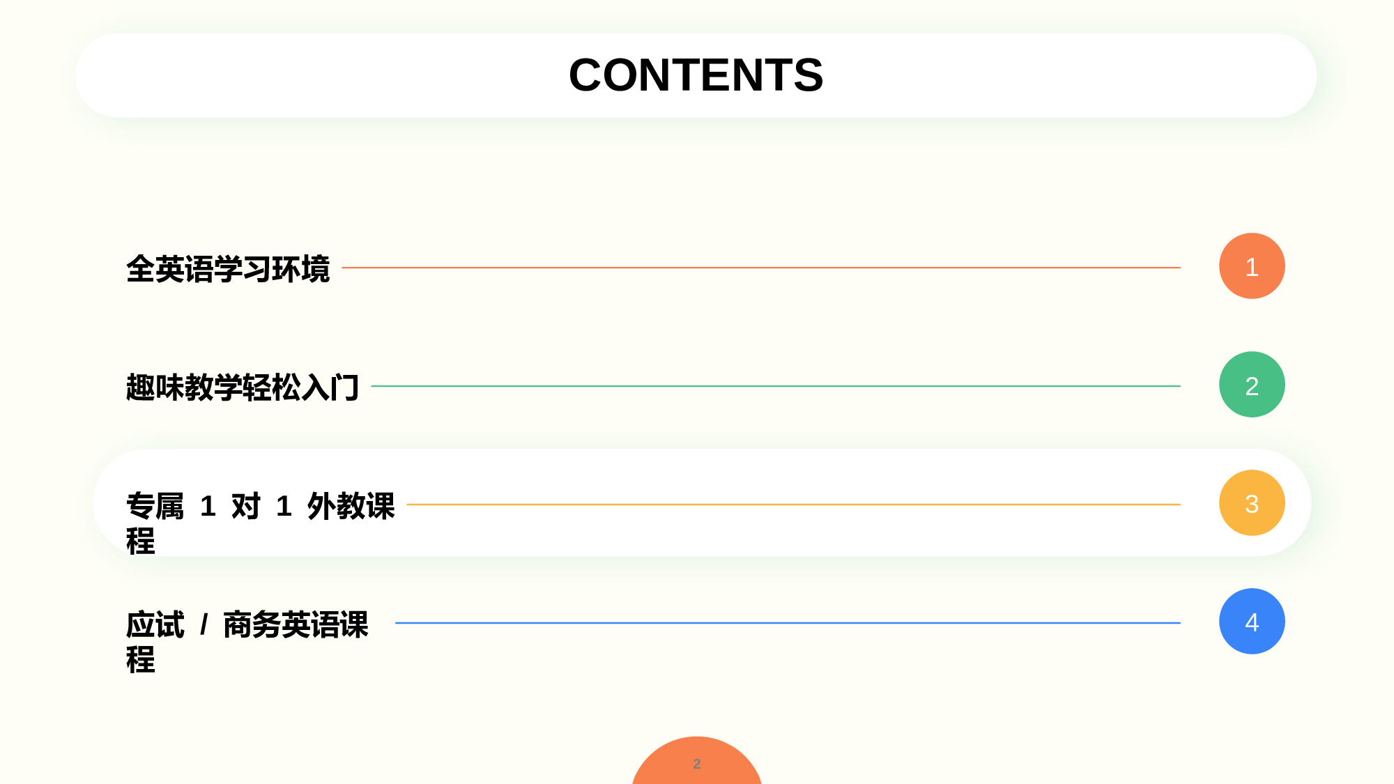 彩色3D英语在线教学课件PPT素材.pptx 第2页