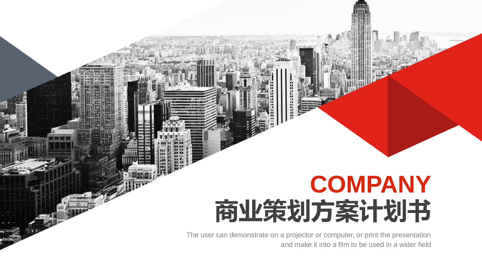 大气商业策划方案计划书PPT模板.pptx 第1页