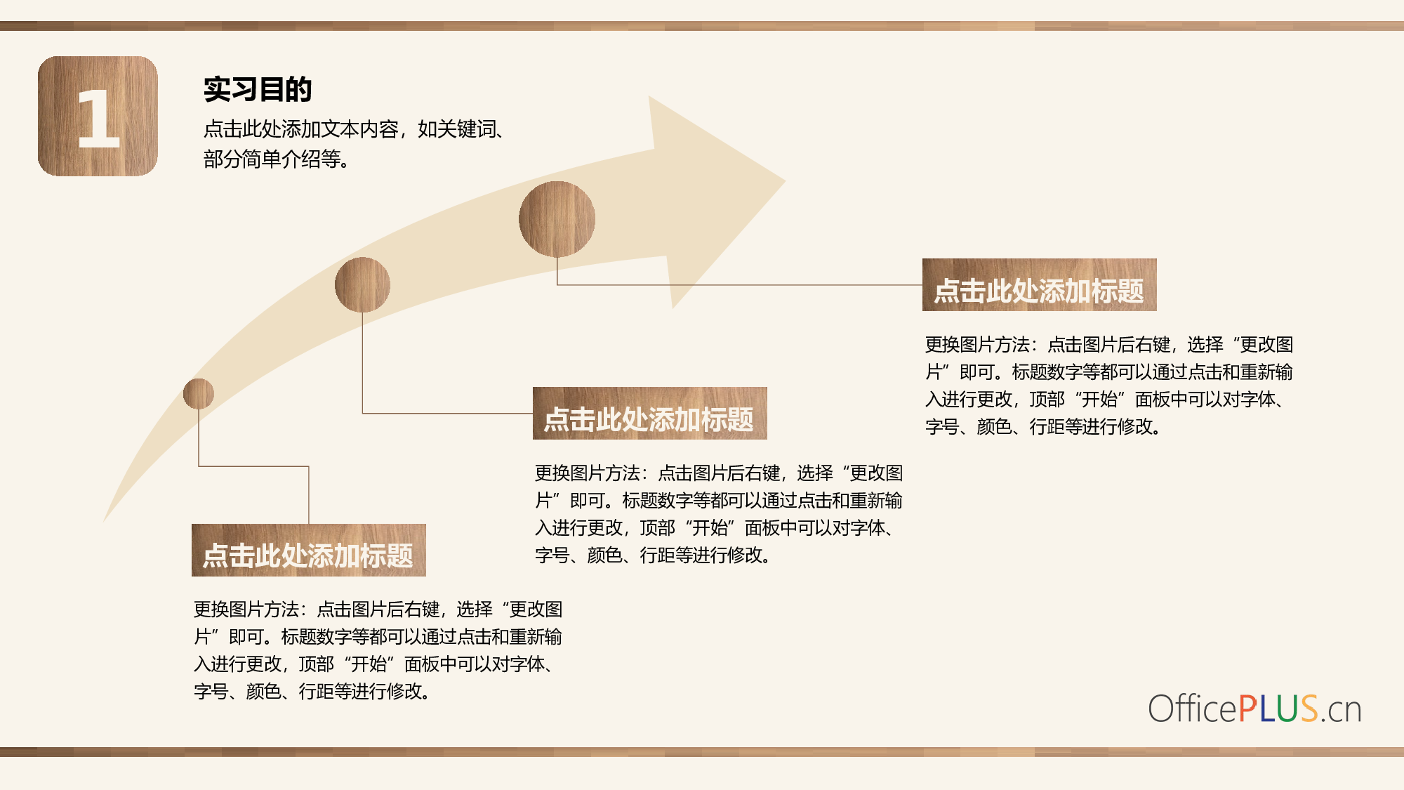 毕业实习报告-仿木质纹理-简约棕白.pptx 第3页
