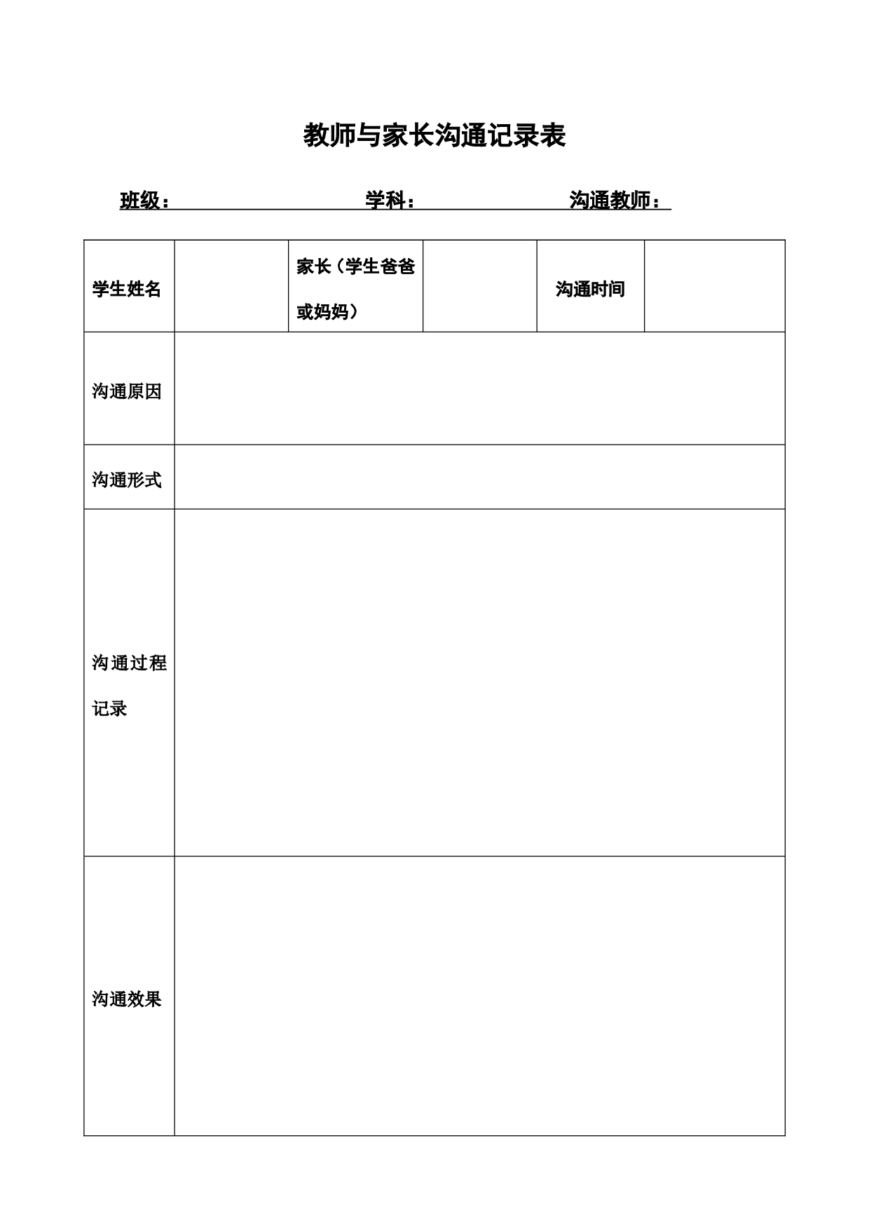 8.教师与家长沟通记录表-024a1d5890c4.doc 第1页