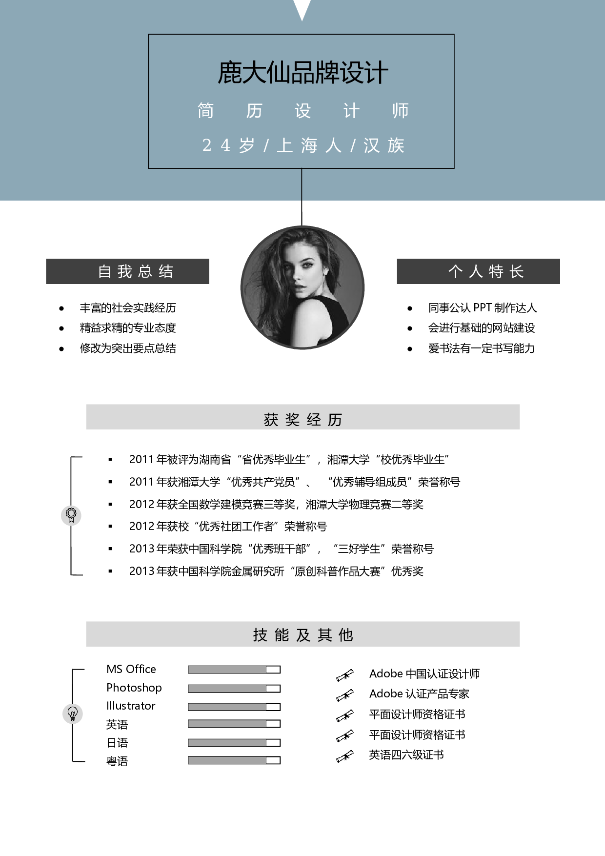 二页简历设计0621.docx 第2页