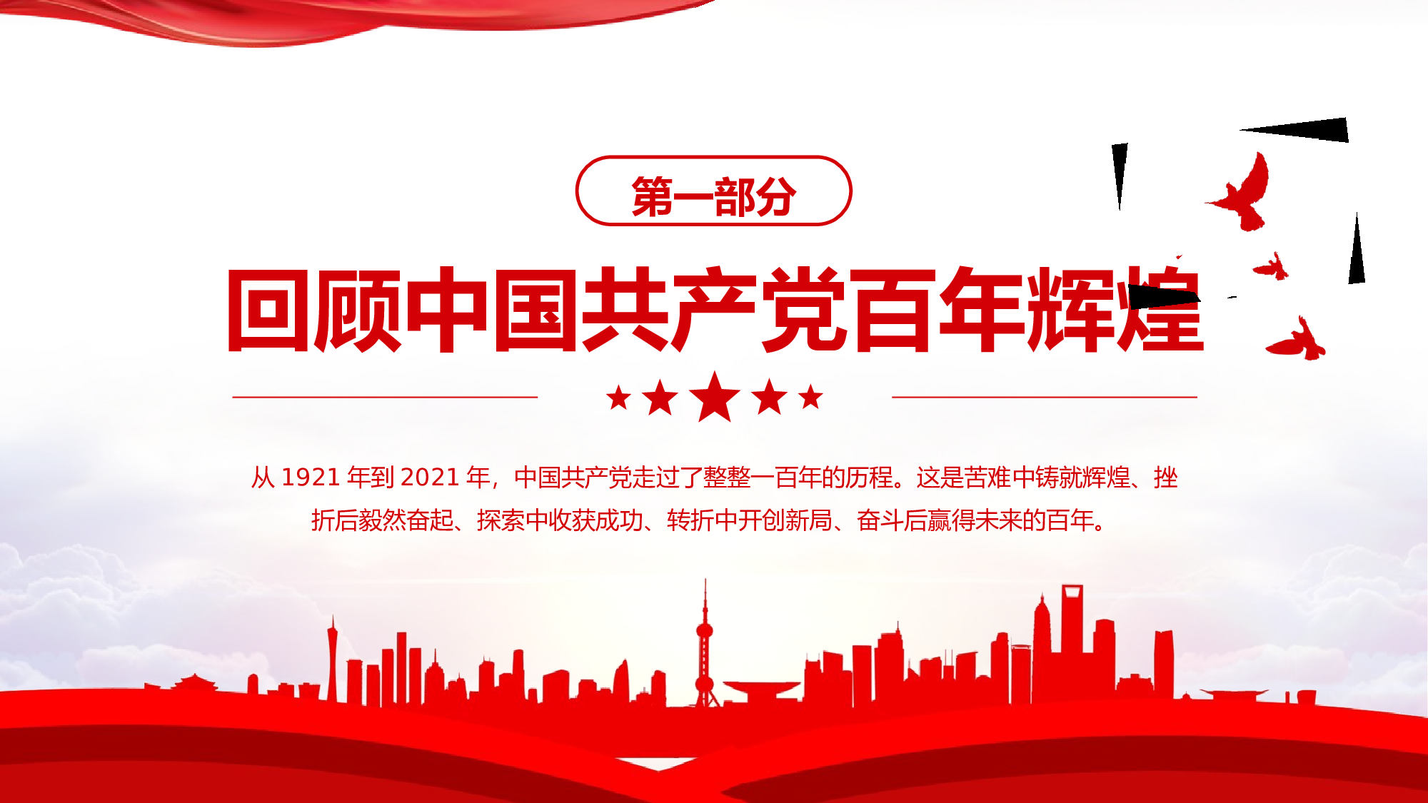 0131【党史学习建党百年教育动员大会模板.pptx 第4页