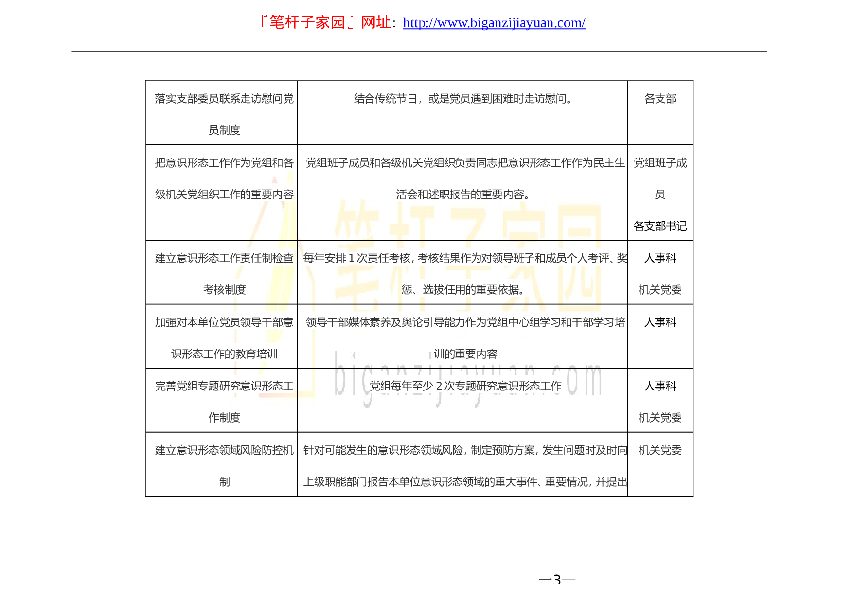 134162023年度机关党建工作任务清单.doc 第3页