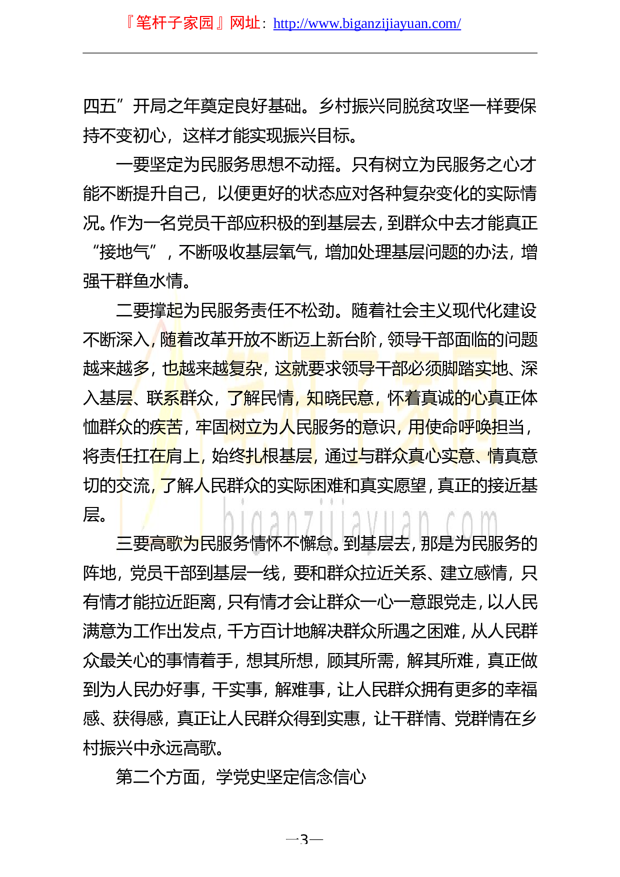13848乡村振兴专题党课讲稿从百年党史中汲取力量全面推进乡村振兴战略）.doc 第3页