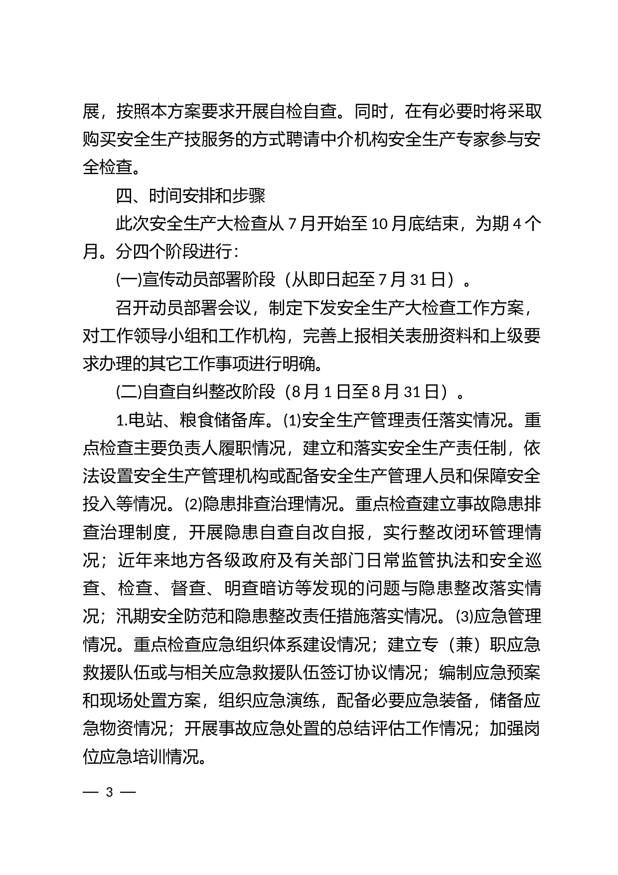 安全生产大检查工作方案.docx 第3页