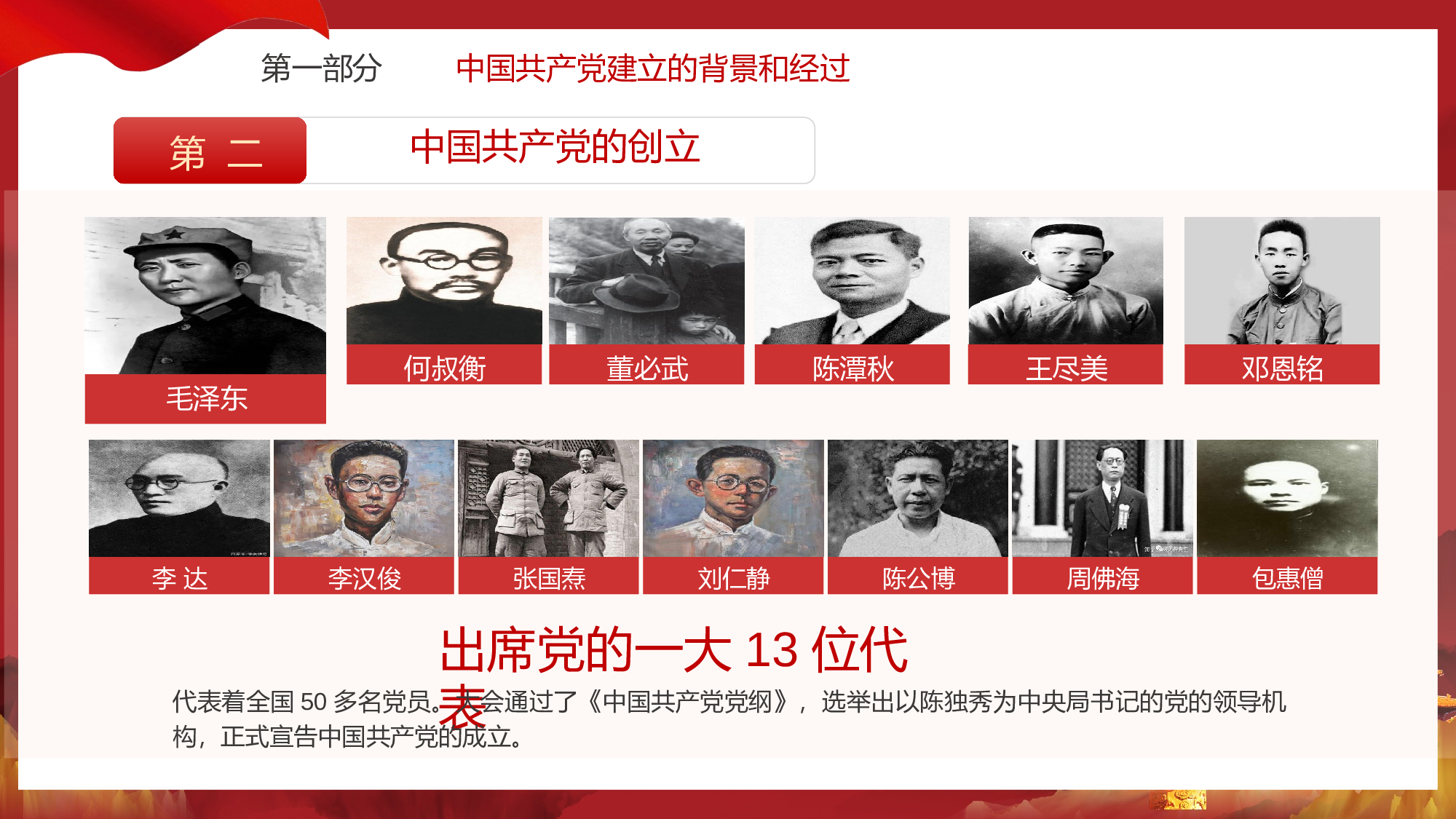 学好百年党史凝聚奋斗伟力之建党100周年党课PPT(20230430).pptx 第6页