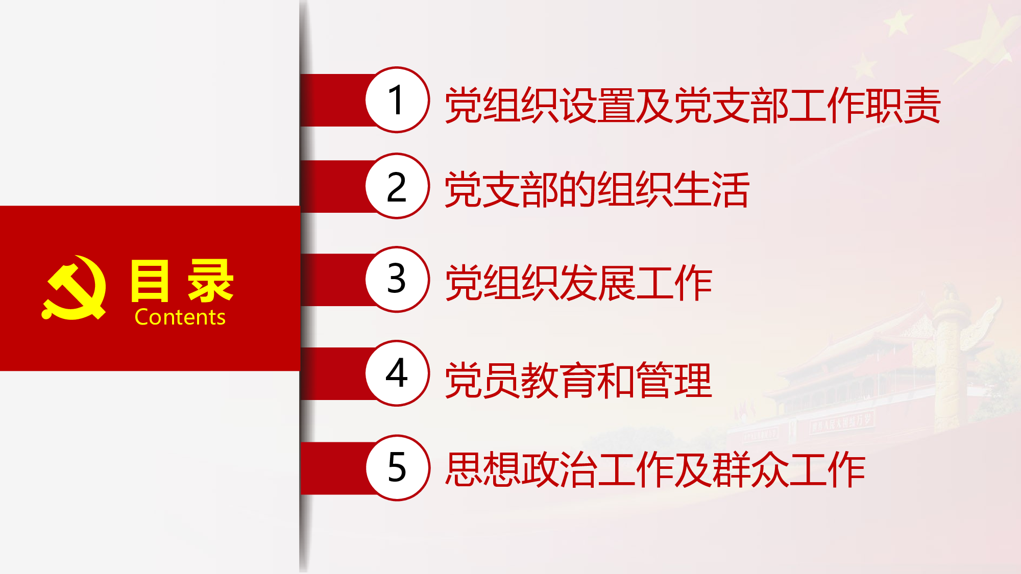 M简洁大气新时期基层党建工作报告指南PPT.pptx 第2页