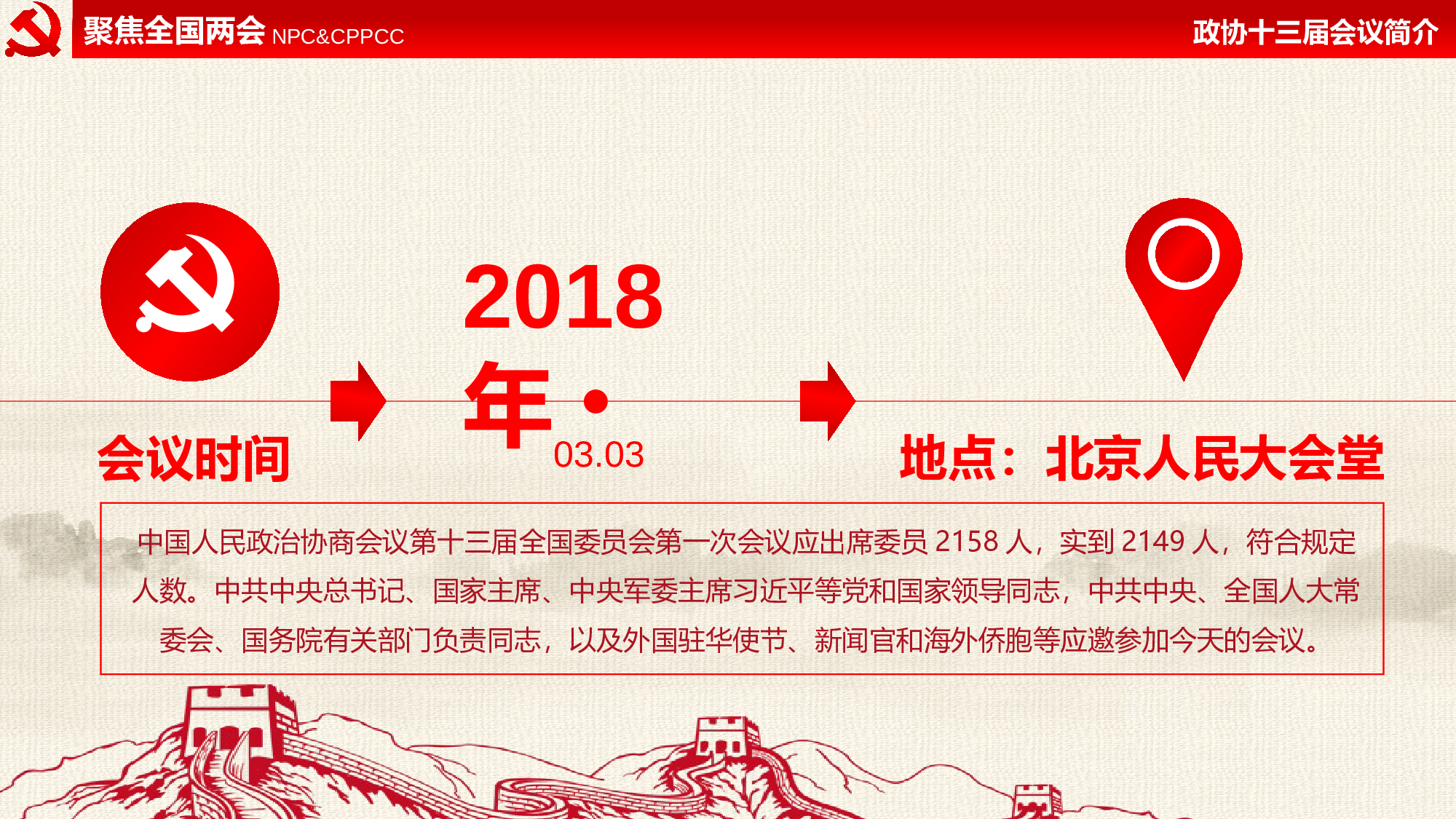 两会解读第一季PPT模板-LH015.pptx 第5页