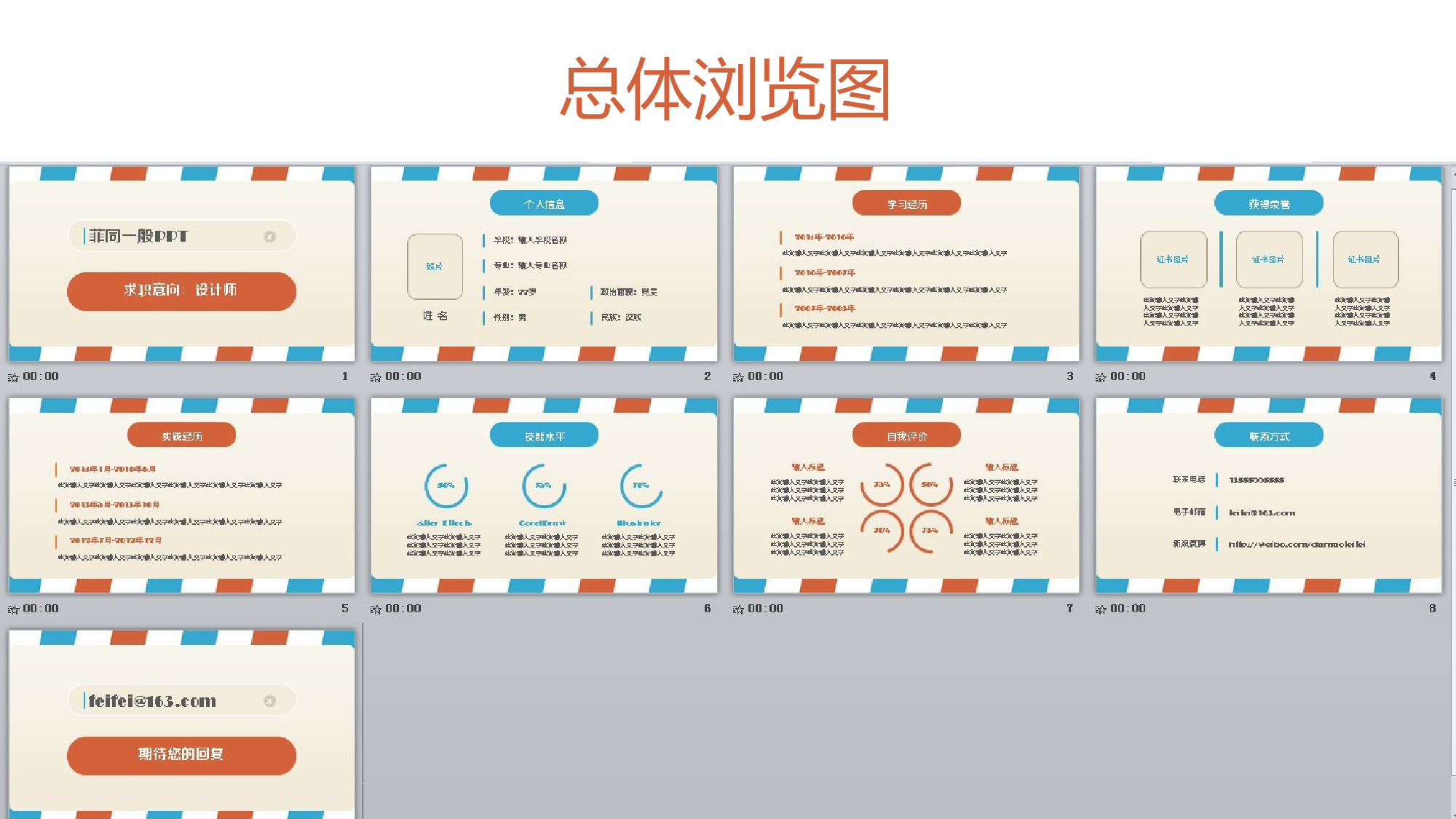 27 个人介绍简历-求职意向.pptx 第2页