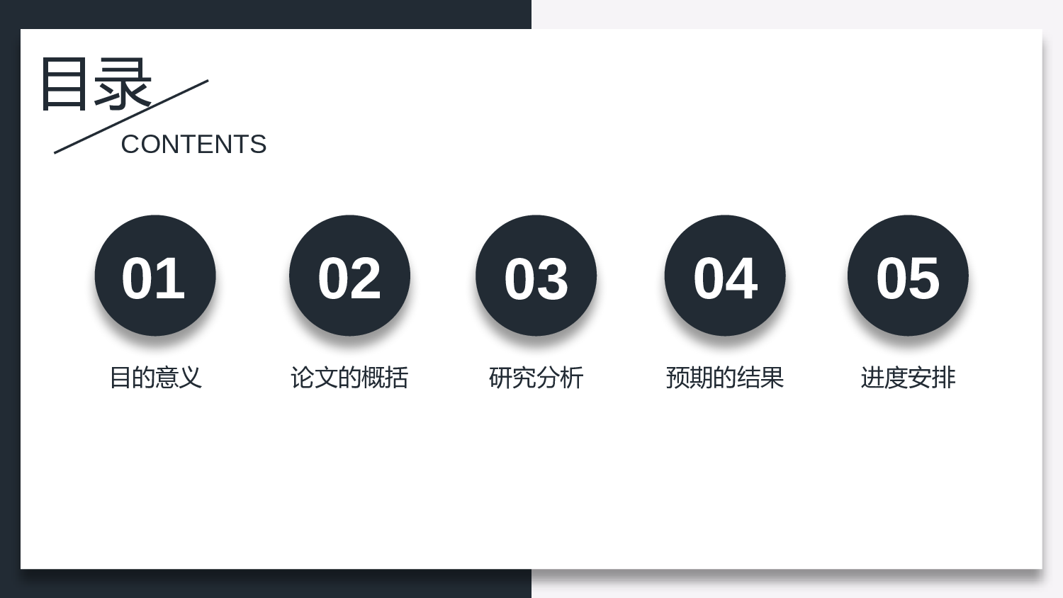 悬浮卡片课题开题报告PPT模板.pptx 第2页