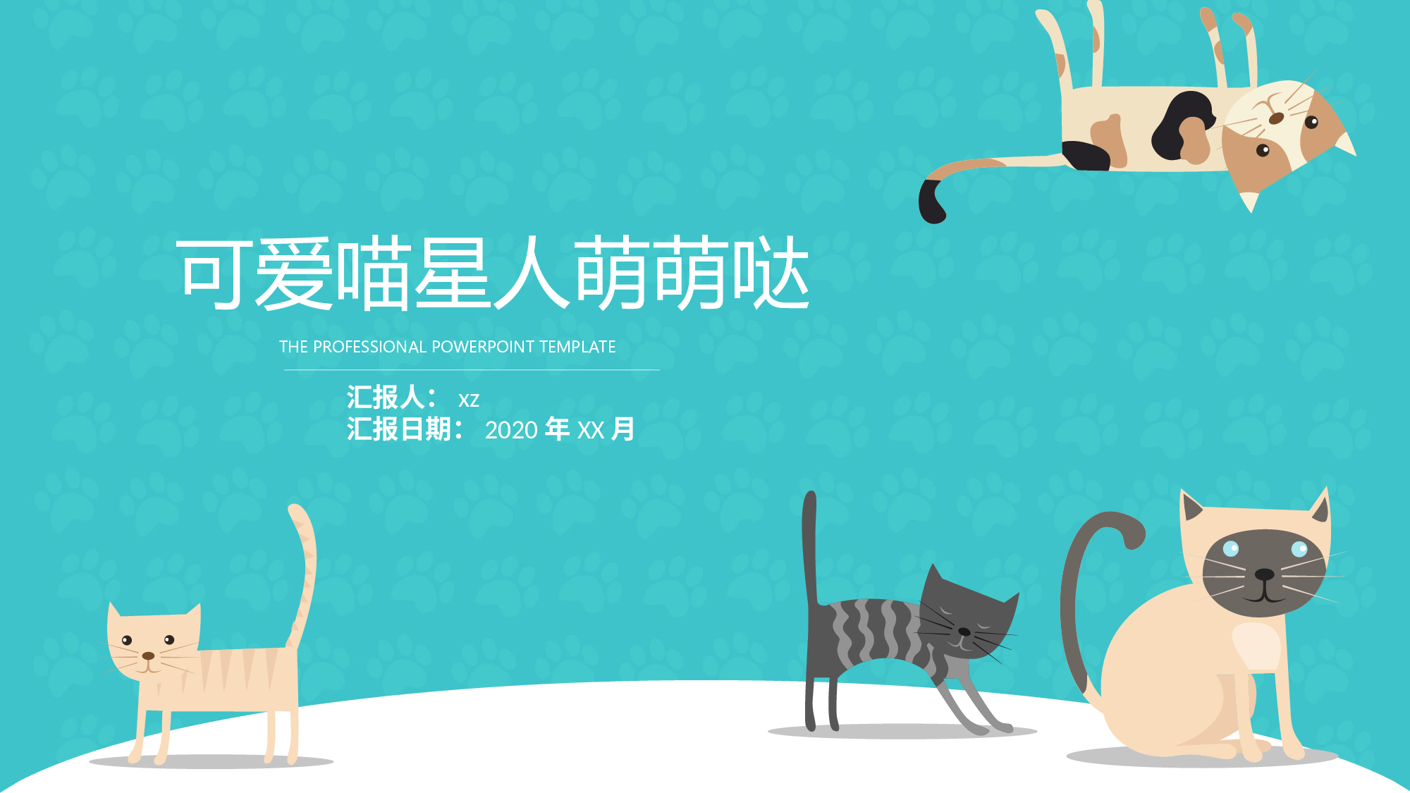 猫咪主题25.pptx 第1页
