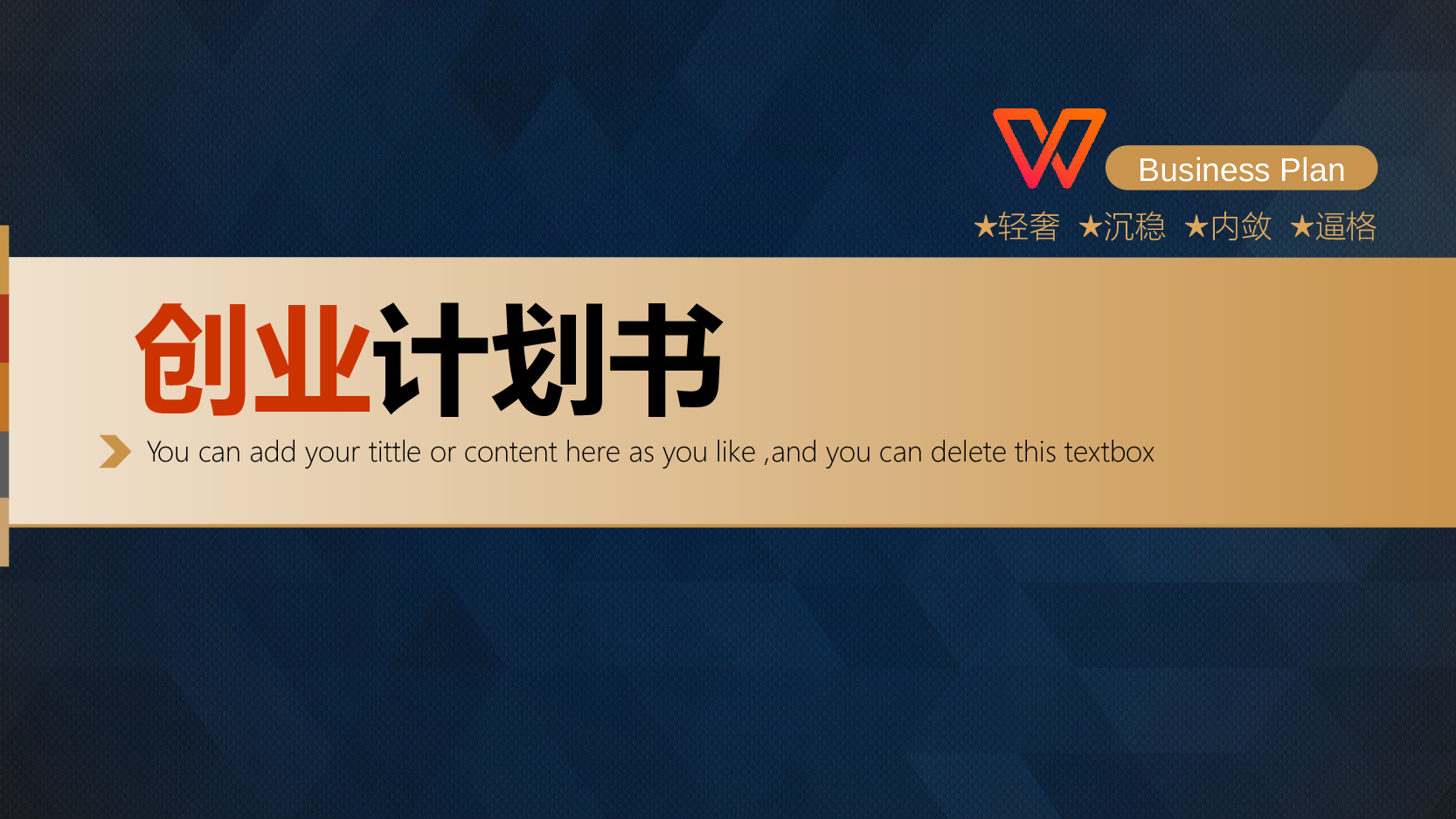 商业计划书模板01922.pptx 第1页