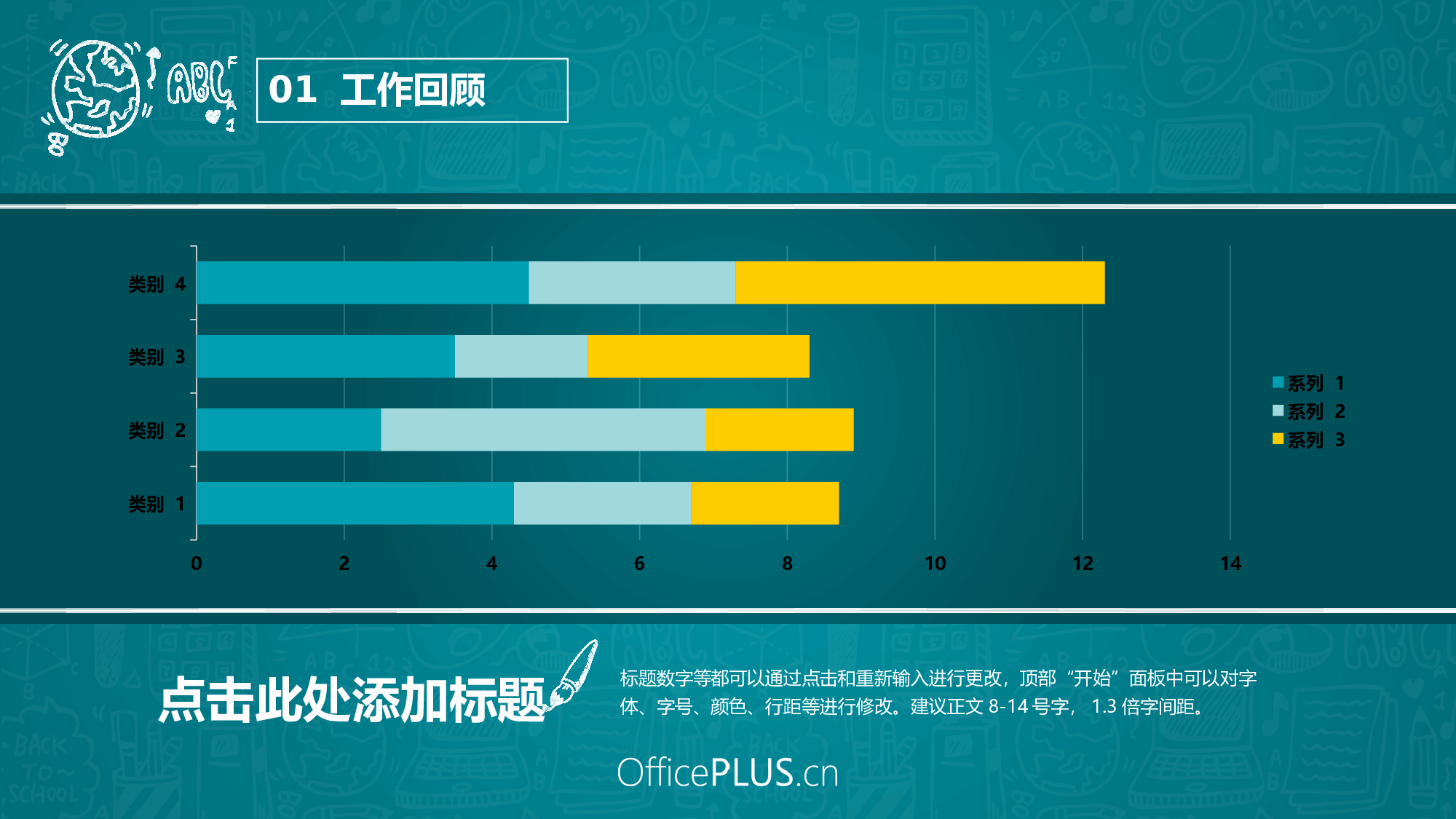 10.教育行业年终总结-黑板粉笔手绘风-跳跃黄蓝.pptx 第4页