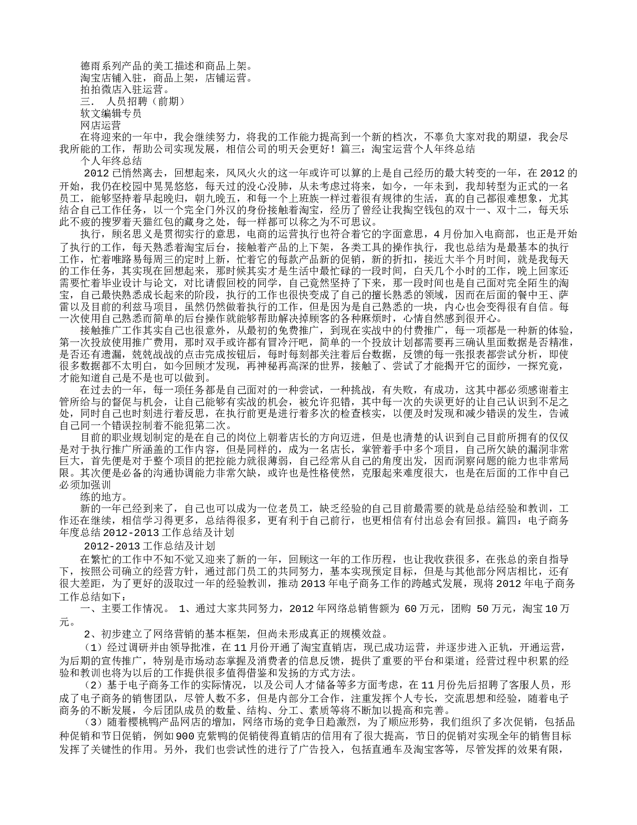 电商运营度工作总结.doc 第3页